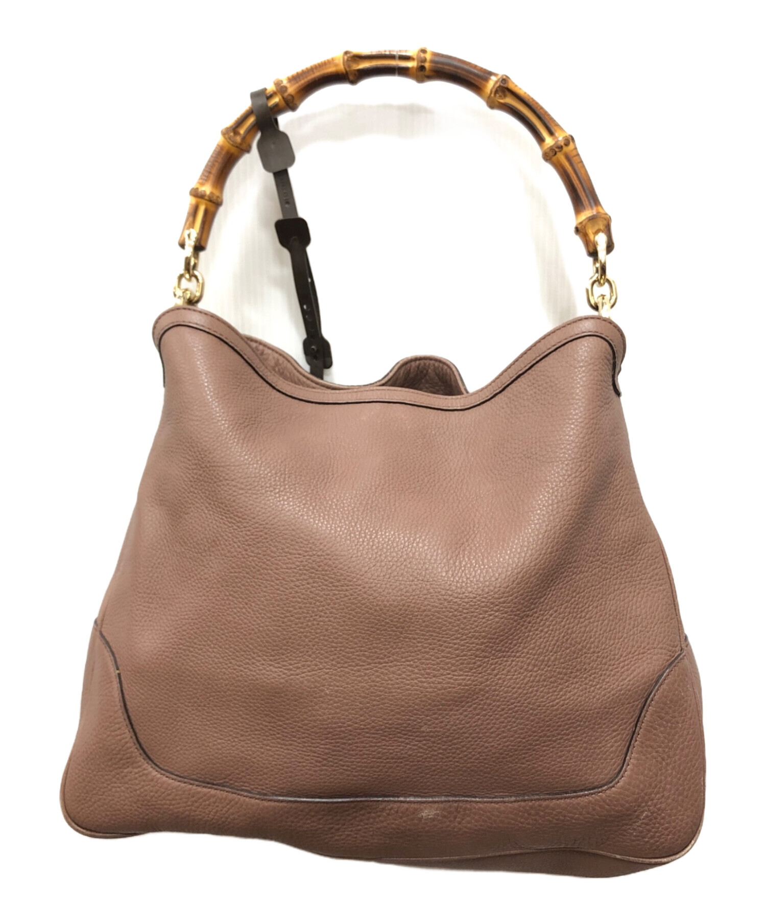 中古・古着通販】GUCCI (グッチ) バンブー ダイアナ レザー ショルダー