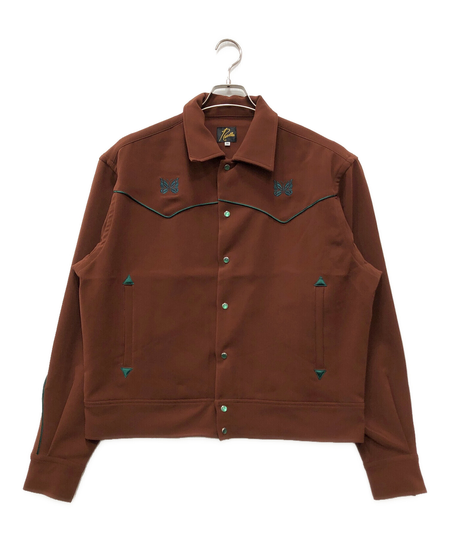 中古・古着通販】Needles (ニードルズ) PIPING COWBOY JACKET ブラウン