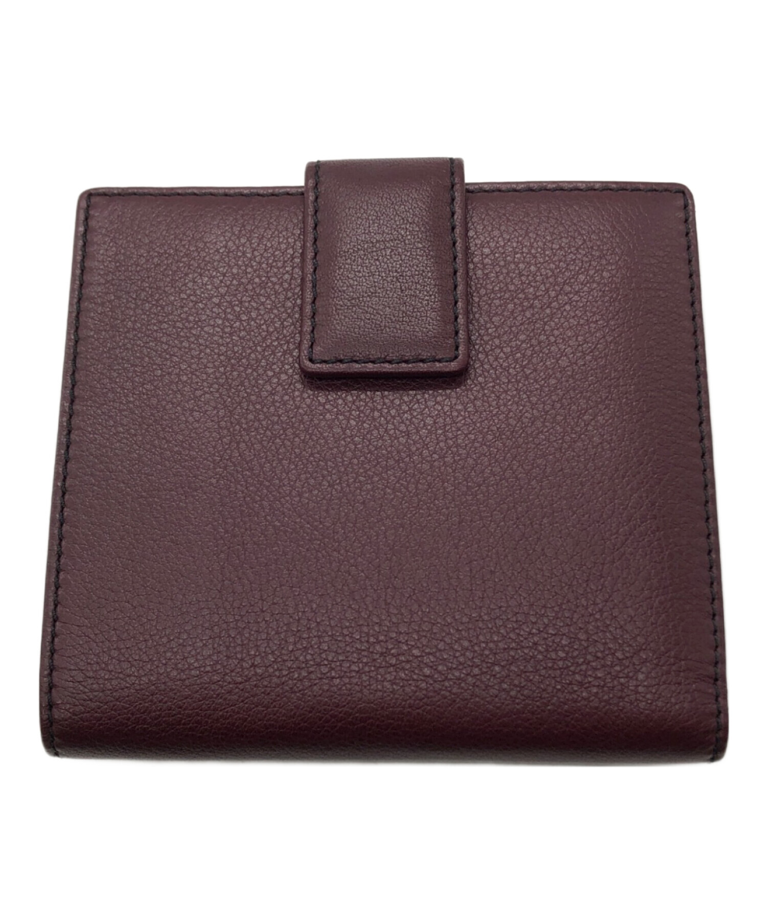 中古・古着通販】TOD'S (トッズ) 2つ折り財布 ボルドー サイズ:下記