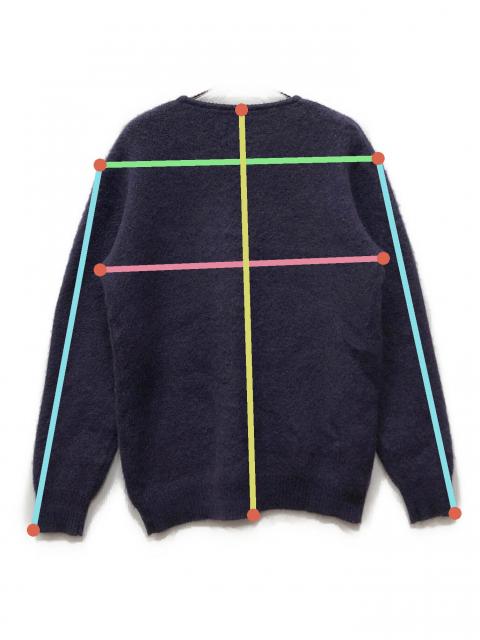 中古・古着通販】Needles (ニードルズ) モヘアカーディガン パープル