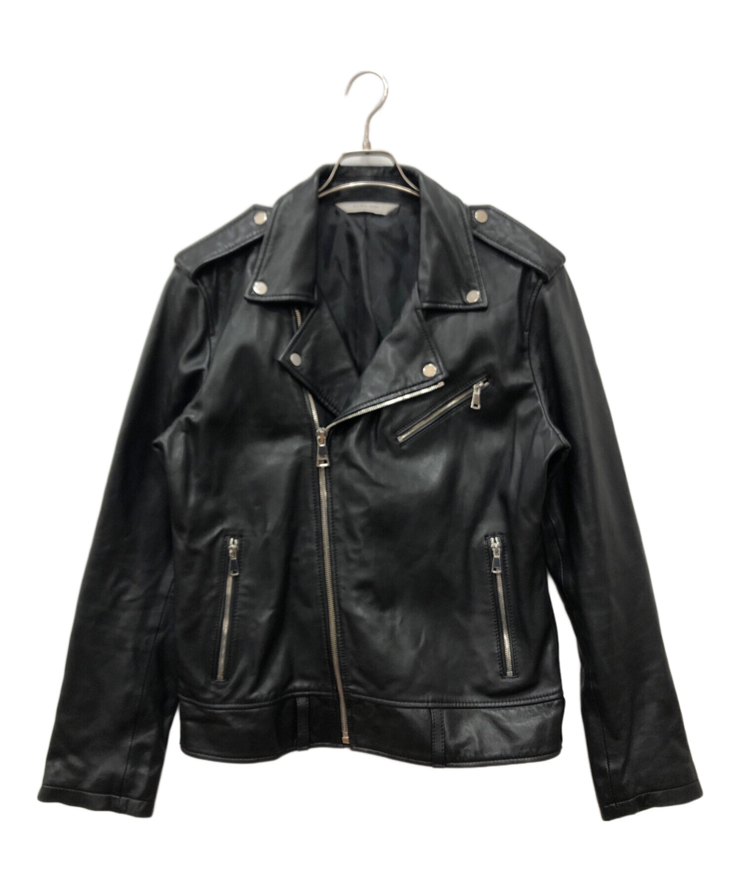 中古・古着通販】ZARA (ザラ) ラムレザーダブルライダースジャケット