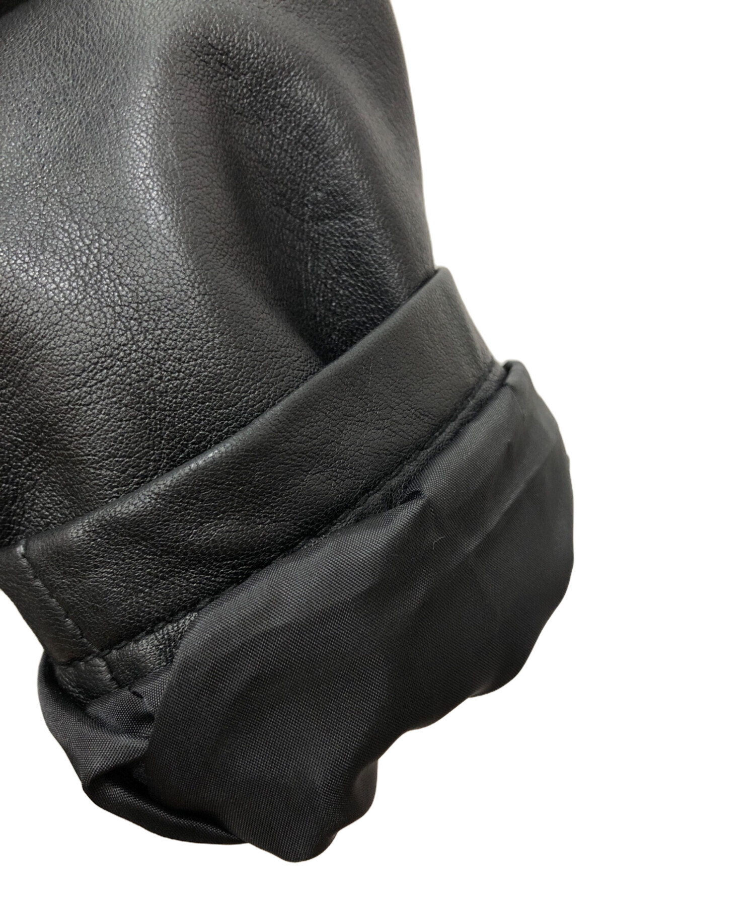 中古・古着通販】ZARA (ザラ) ラムレザーダブルライダースジャケット