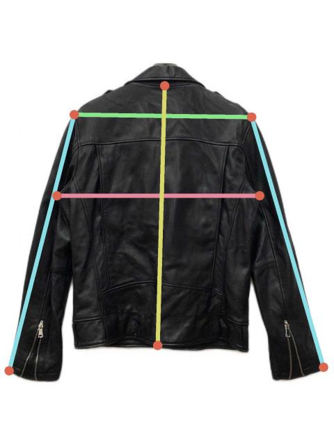 中古・古着通販】ZARA (ザラ) ラムレザーダブルライダースジャケット