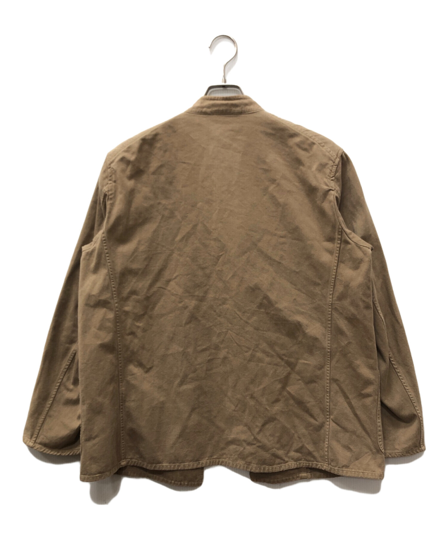 中古・古着通販】COMOLI (コモリ) スタンドカラージャケット ベージュ