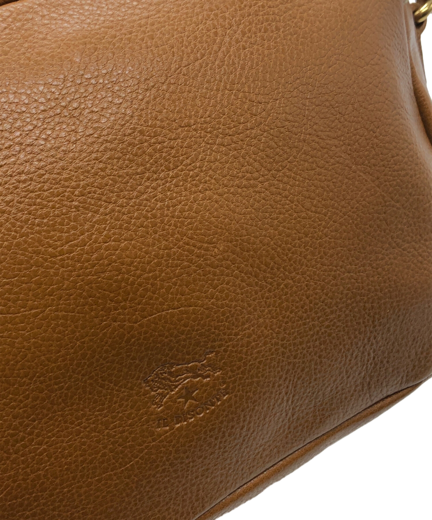 中古・古着通販】IL BISONTE (イル ビゾンテ) レザーショルダーバッグ