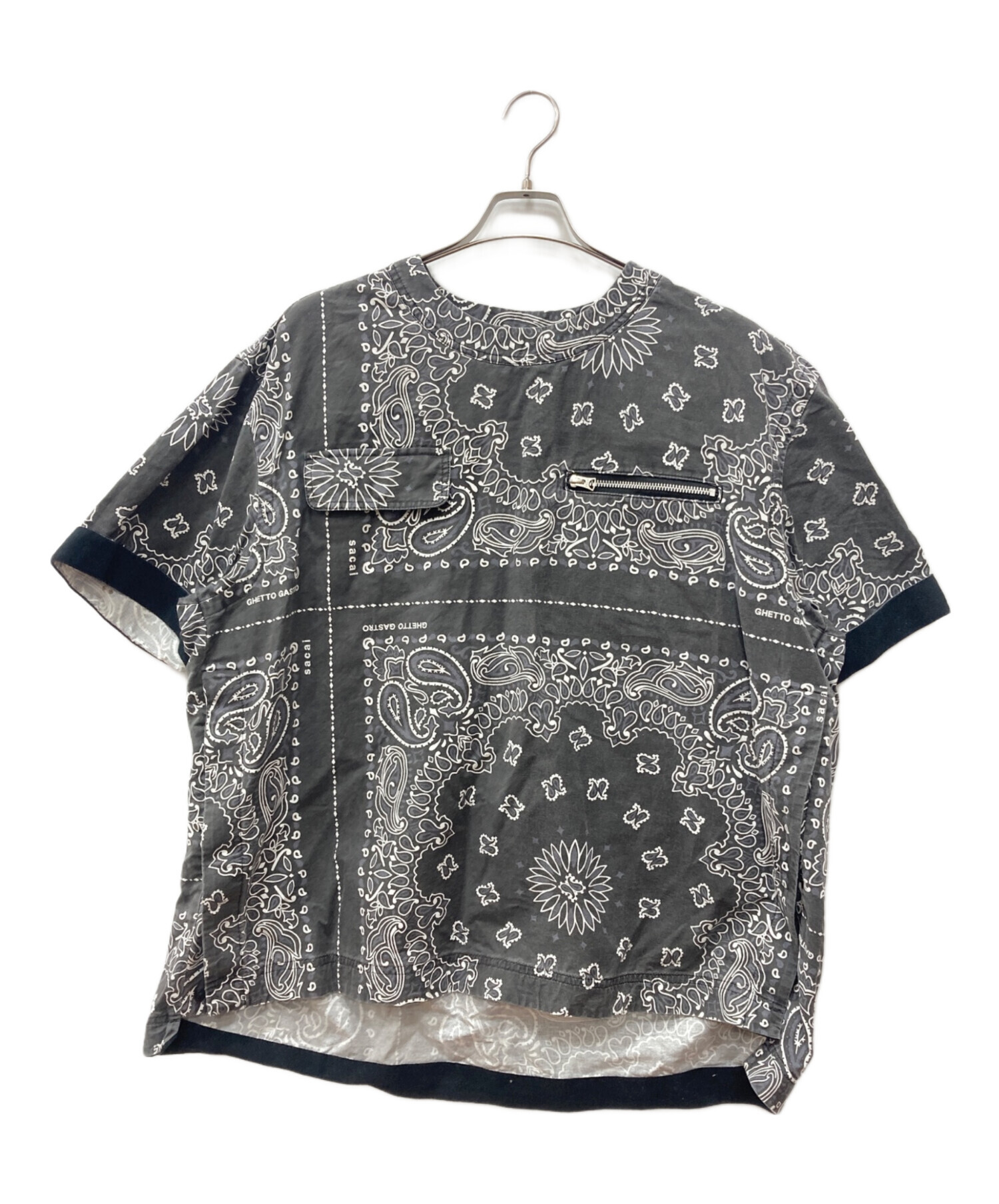 中古・古着通販】sacai (サカイ) ペイズリー柄ジッププルオーバー 