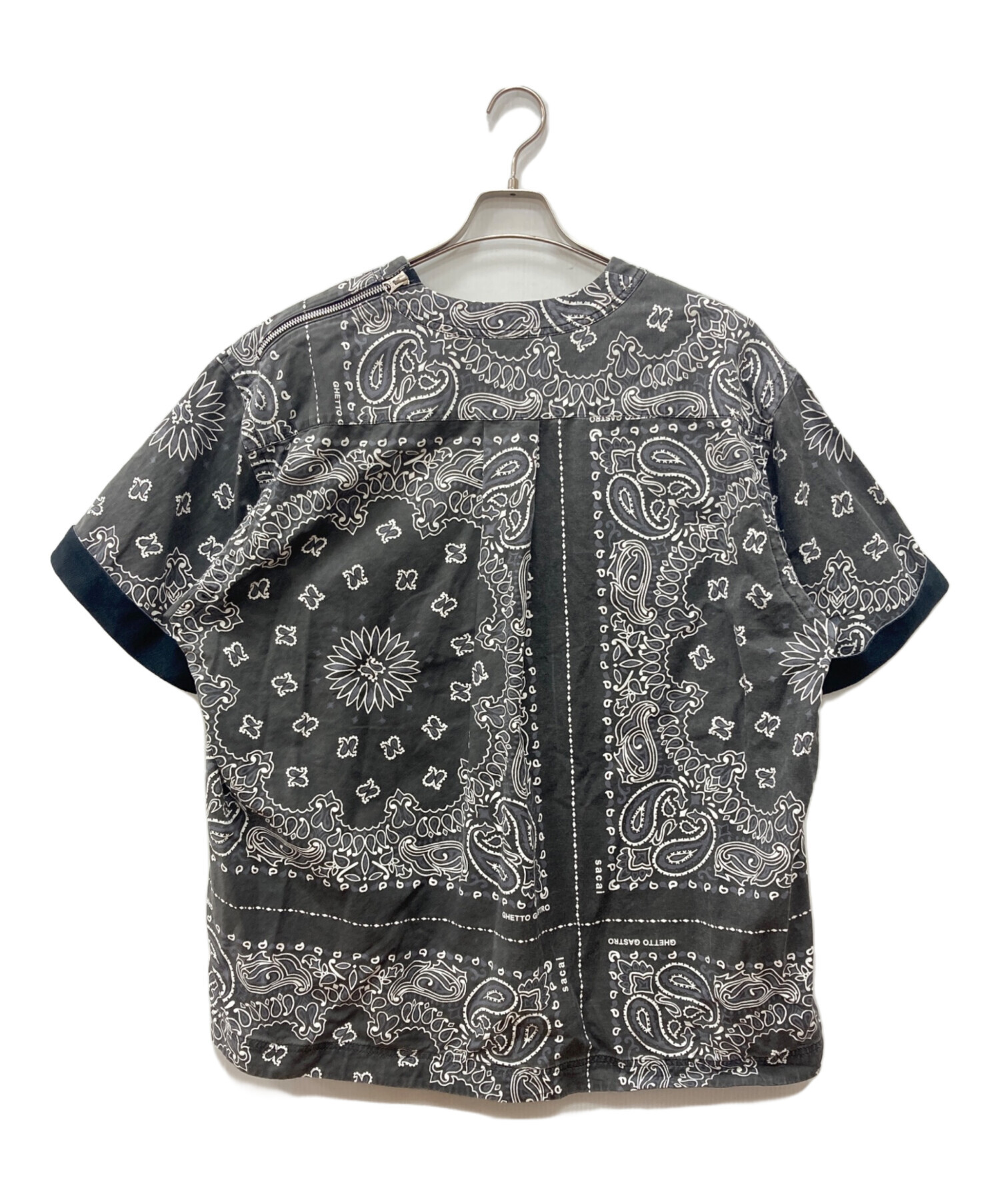 中古・古着通販】sacai (サカイ) ペイズリー柄ジッププルオーバー