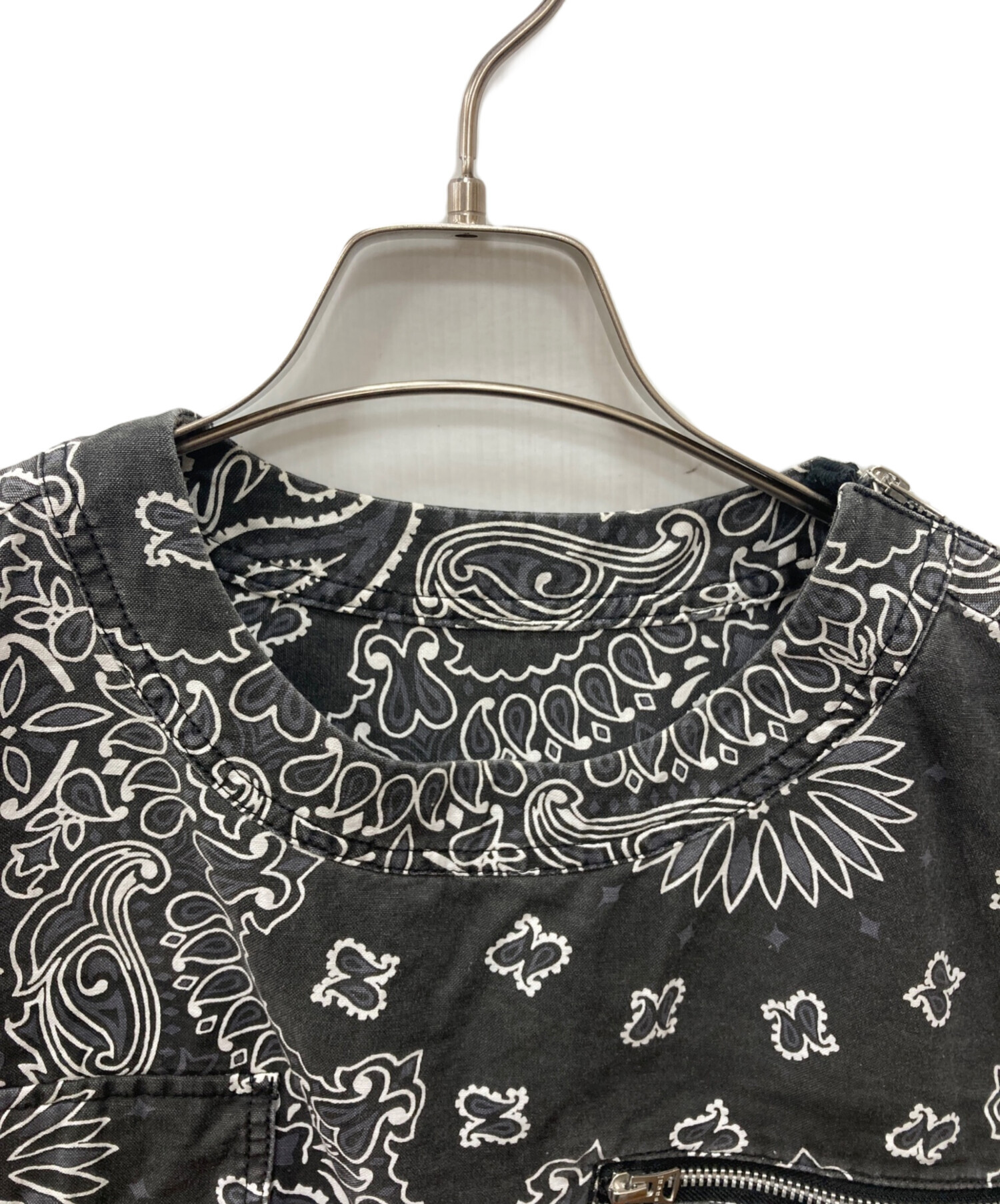 サカイ SACAI  超美品 ペイズリー柄 トップス サイズ2 中古・古着通販】sacai (サカイ) ペイズリー柄ジッププルオーバー