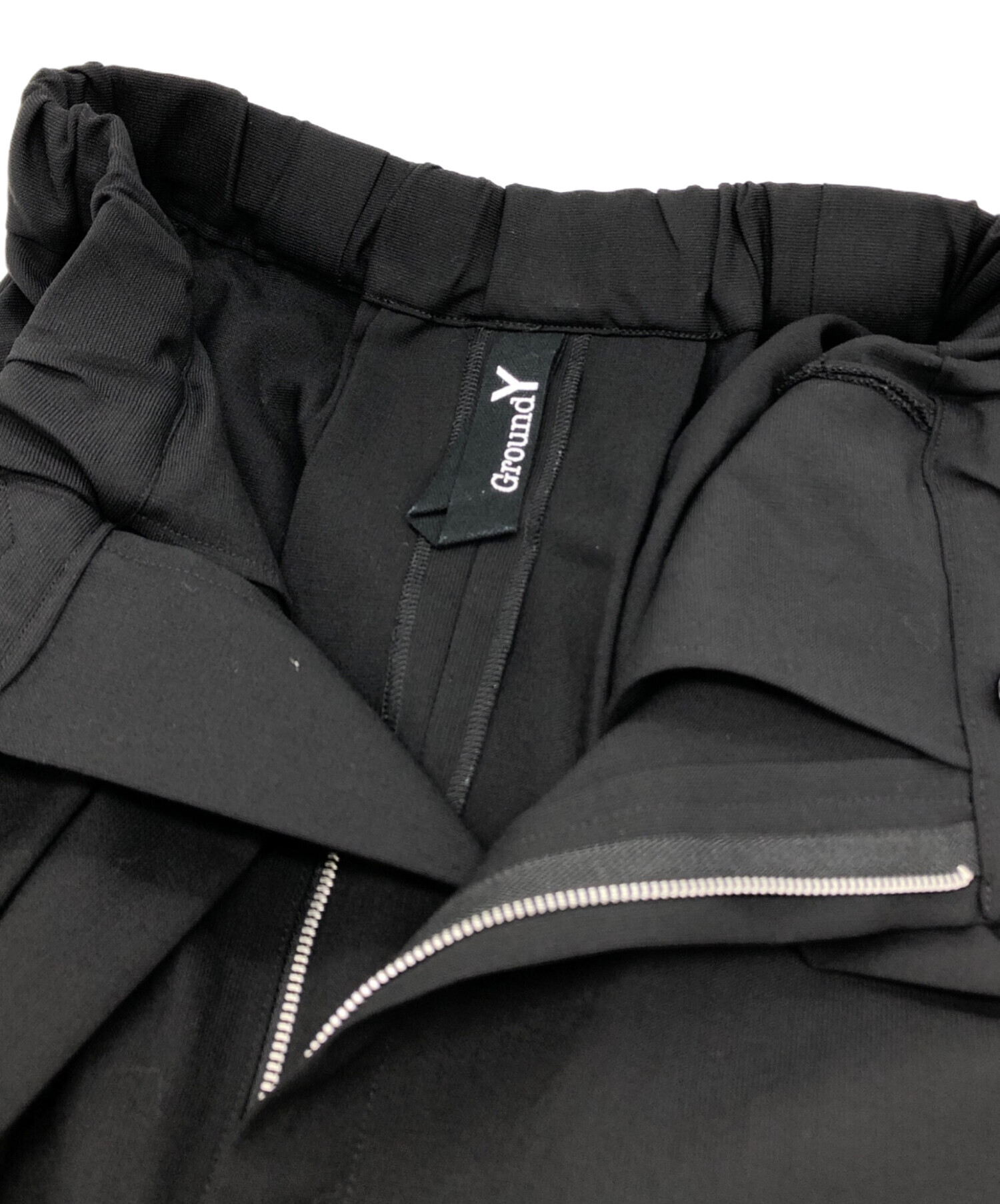 中古・古着通販】GROUND Y (グラウンドワイ) 袴パンツ ブラック サイズ