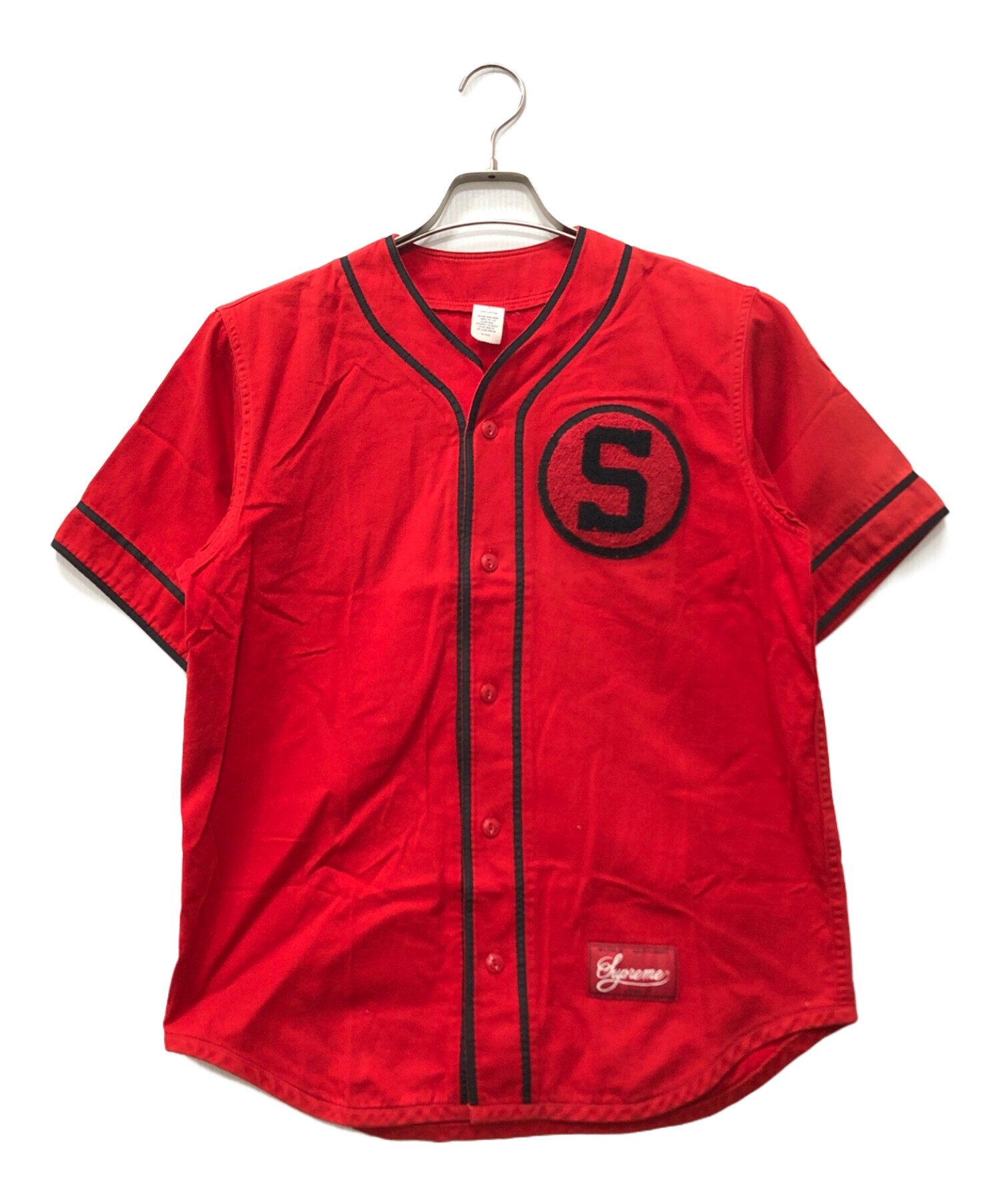 中古・古着通販】Supreme (シュプリーム) BASEBALL SHIRT レッド