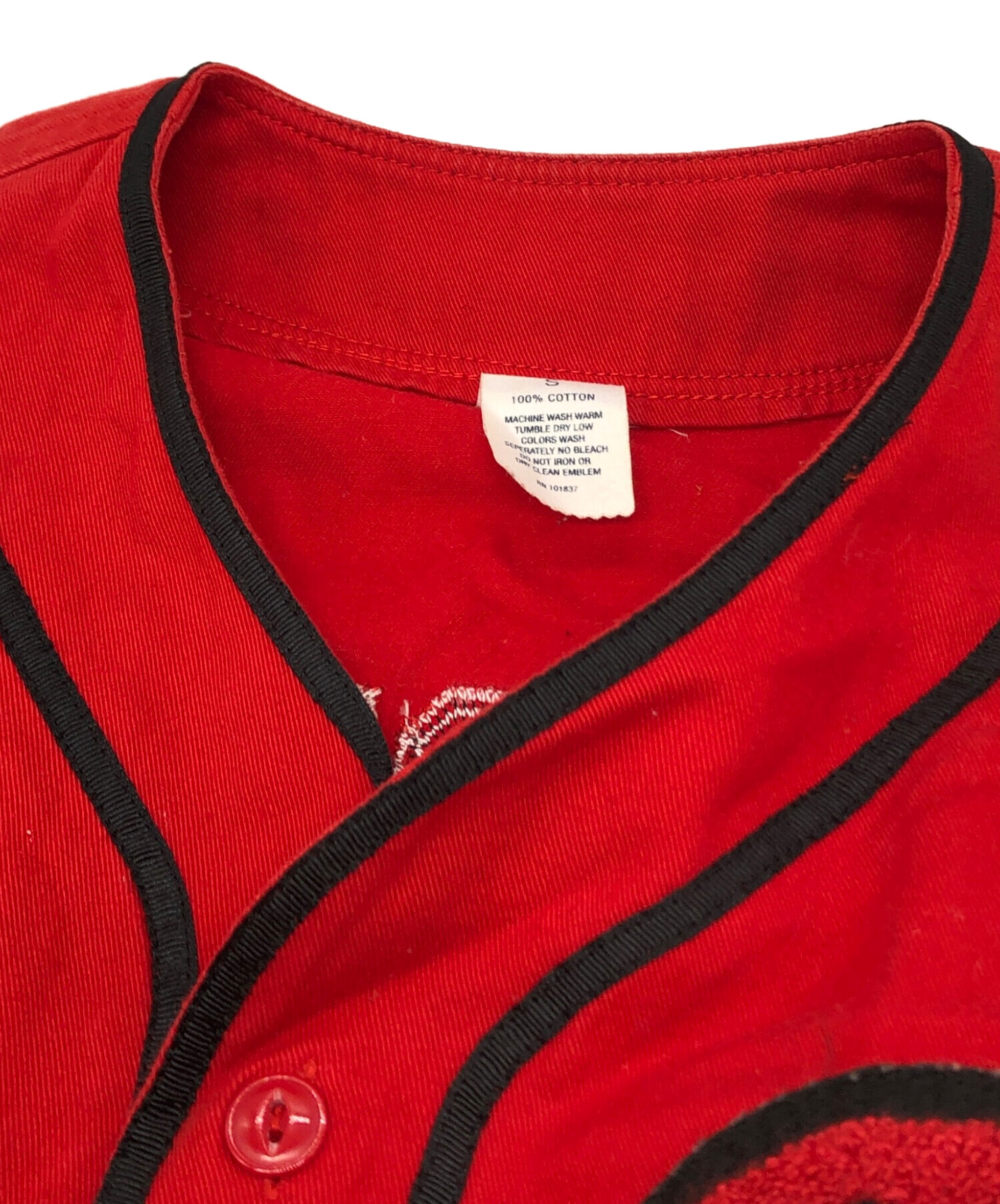 中古・古着通販】Supreme (シュプリーム) BASEBALL SHIRT レッド
