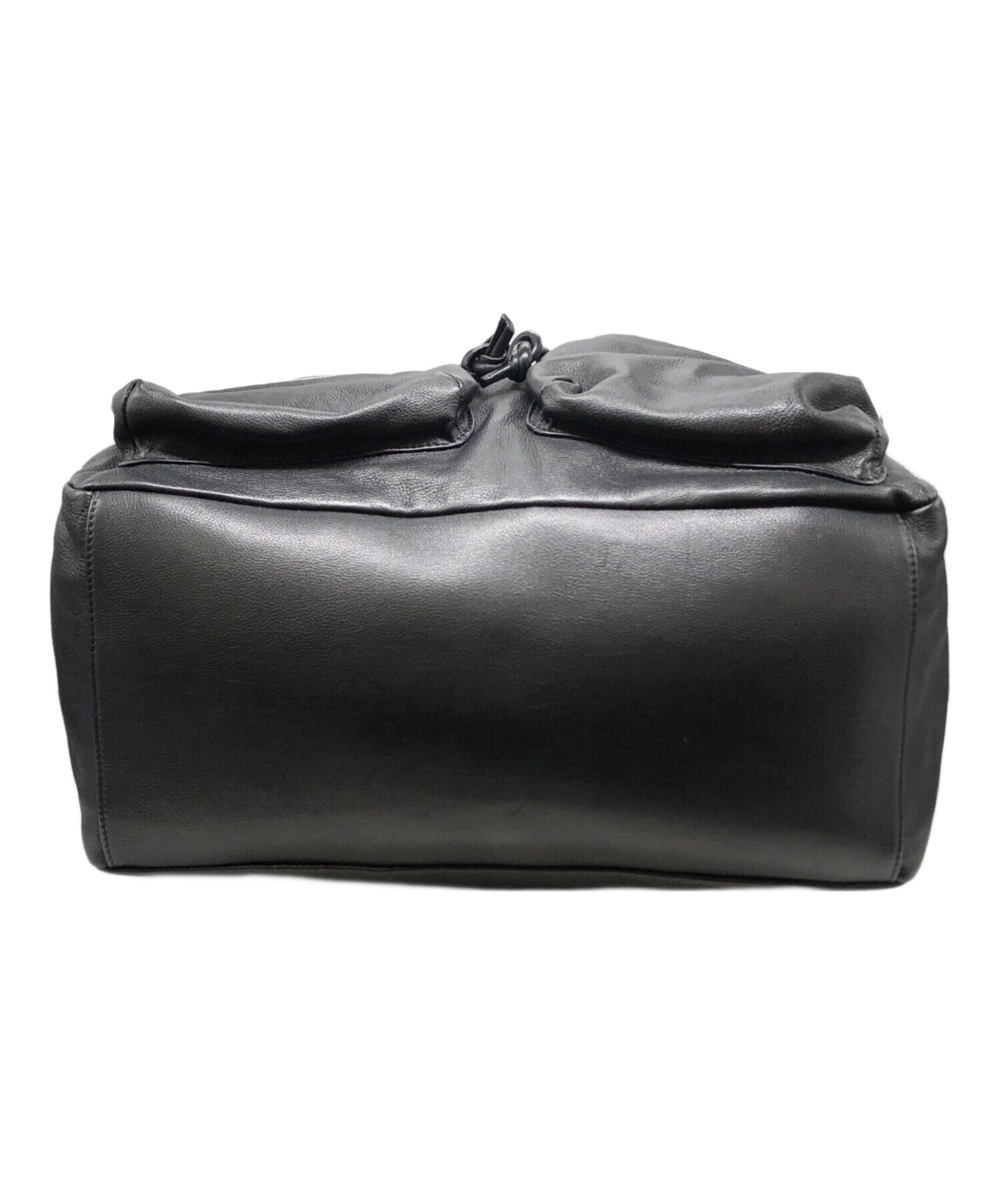中古・古着通販】CELINE (セリーヌ) レザーバイカーリュック ブラック 