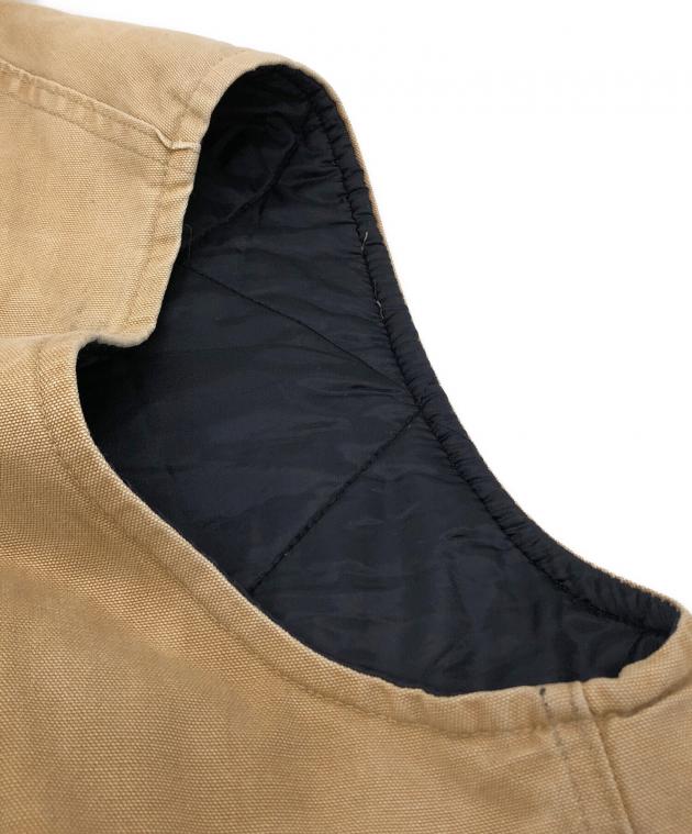 中古・古着通販】CarHartt (カーハート) ダックベスト ベージュ サイズ