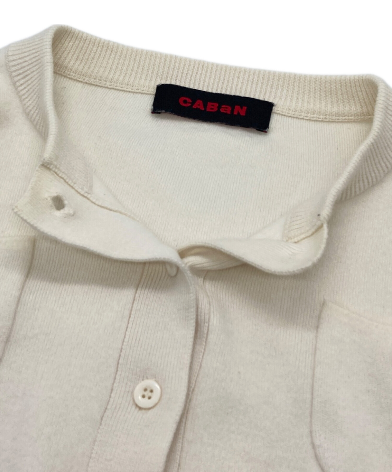 中古・古着通販】CABaN (キャバン) コットンカシミヤクルーネック
