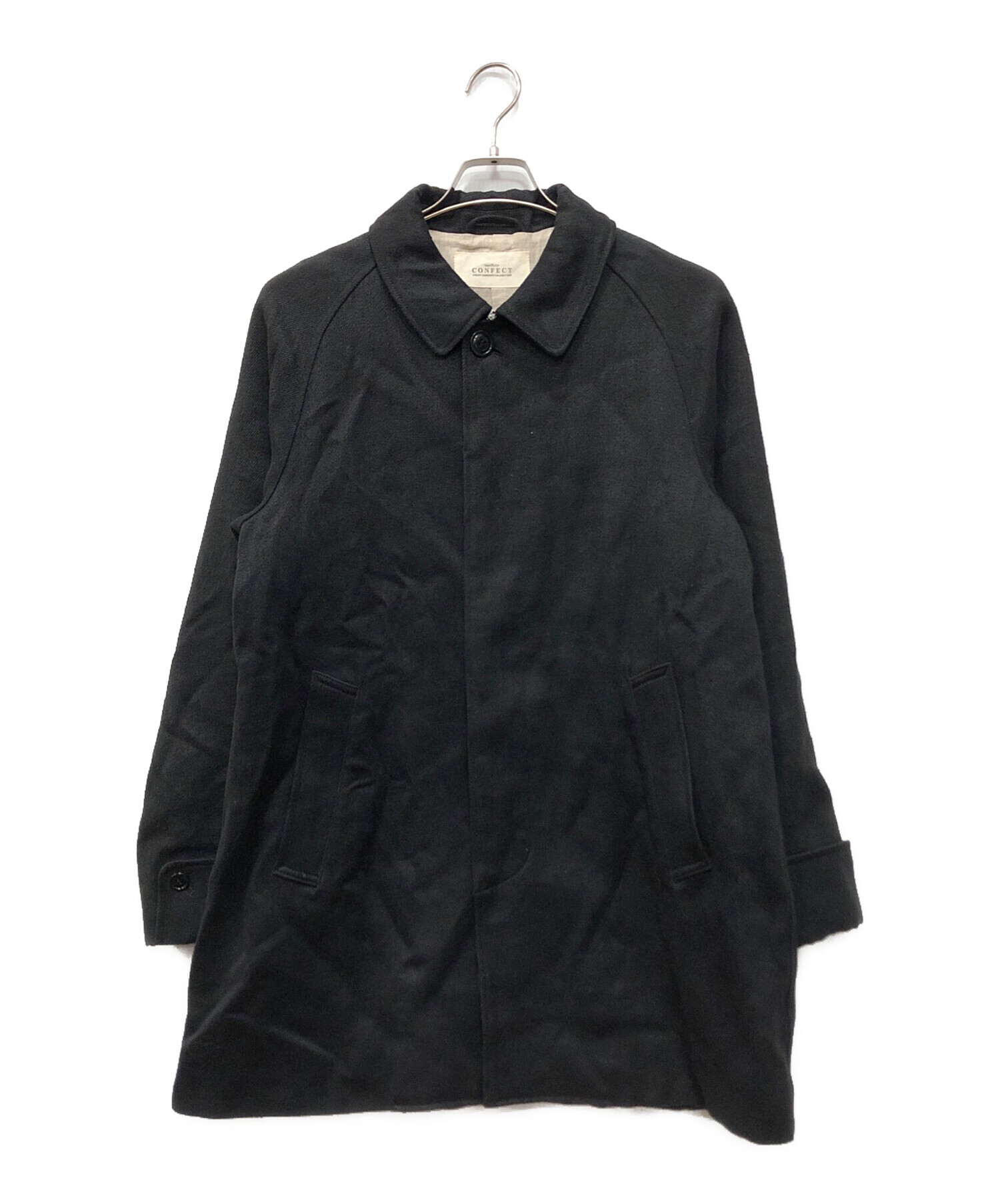 中古・古着通販】nest Robe (ネストローブ) リネンコート ブラック 