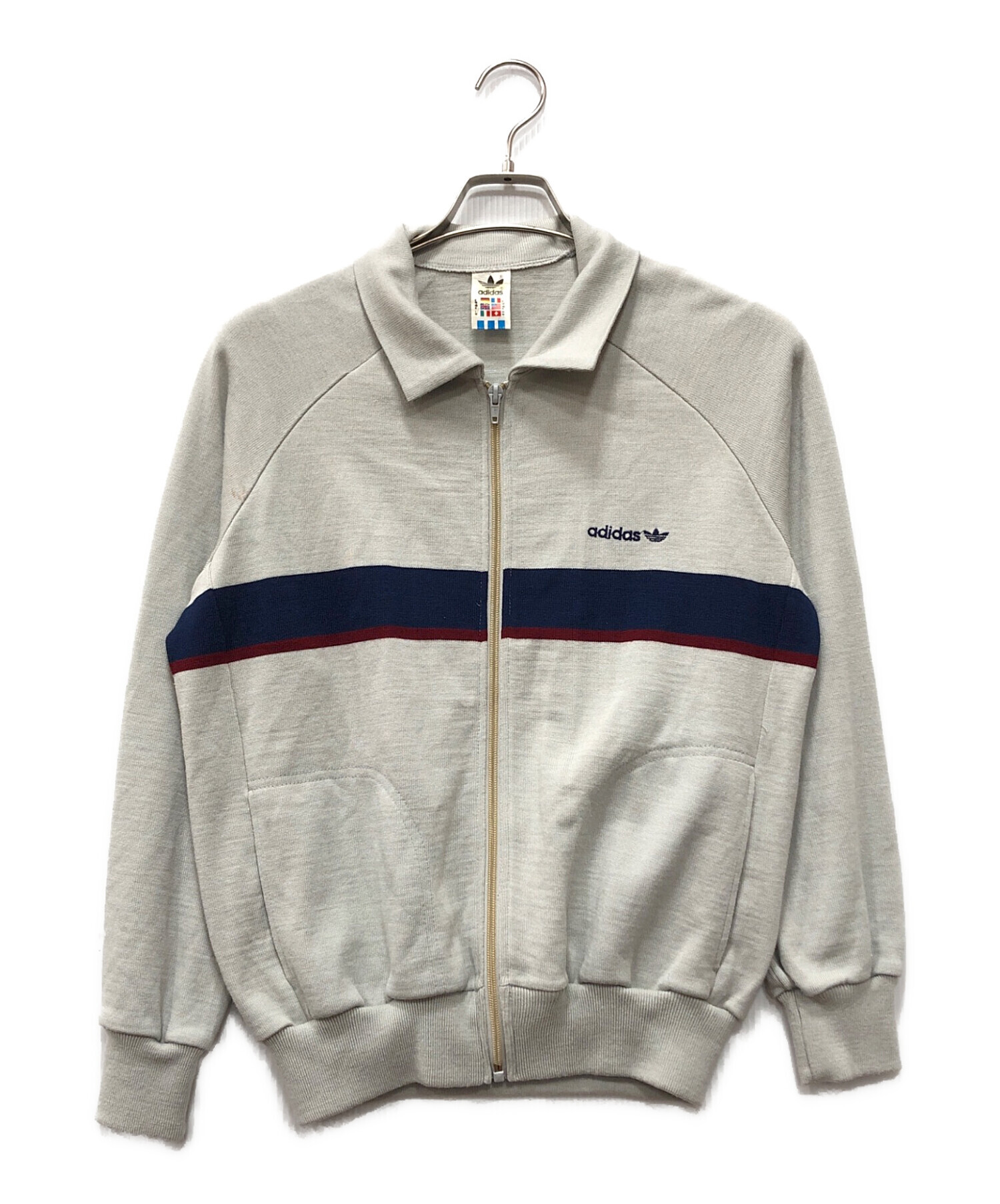 中古・古着通販】adidas (アディダス) トラックジャケット グレー