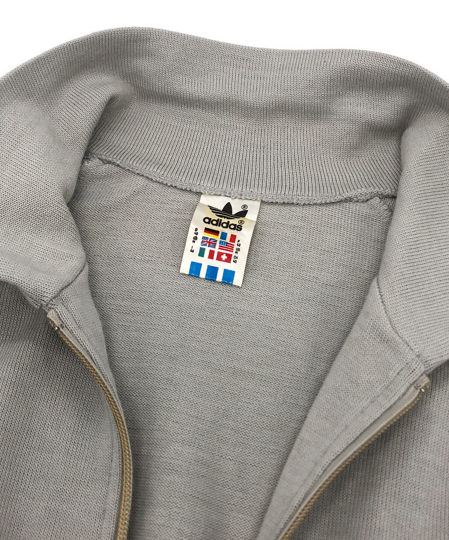 中古・古着通販】adidas (アディダス) トラックジャケット グレー
