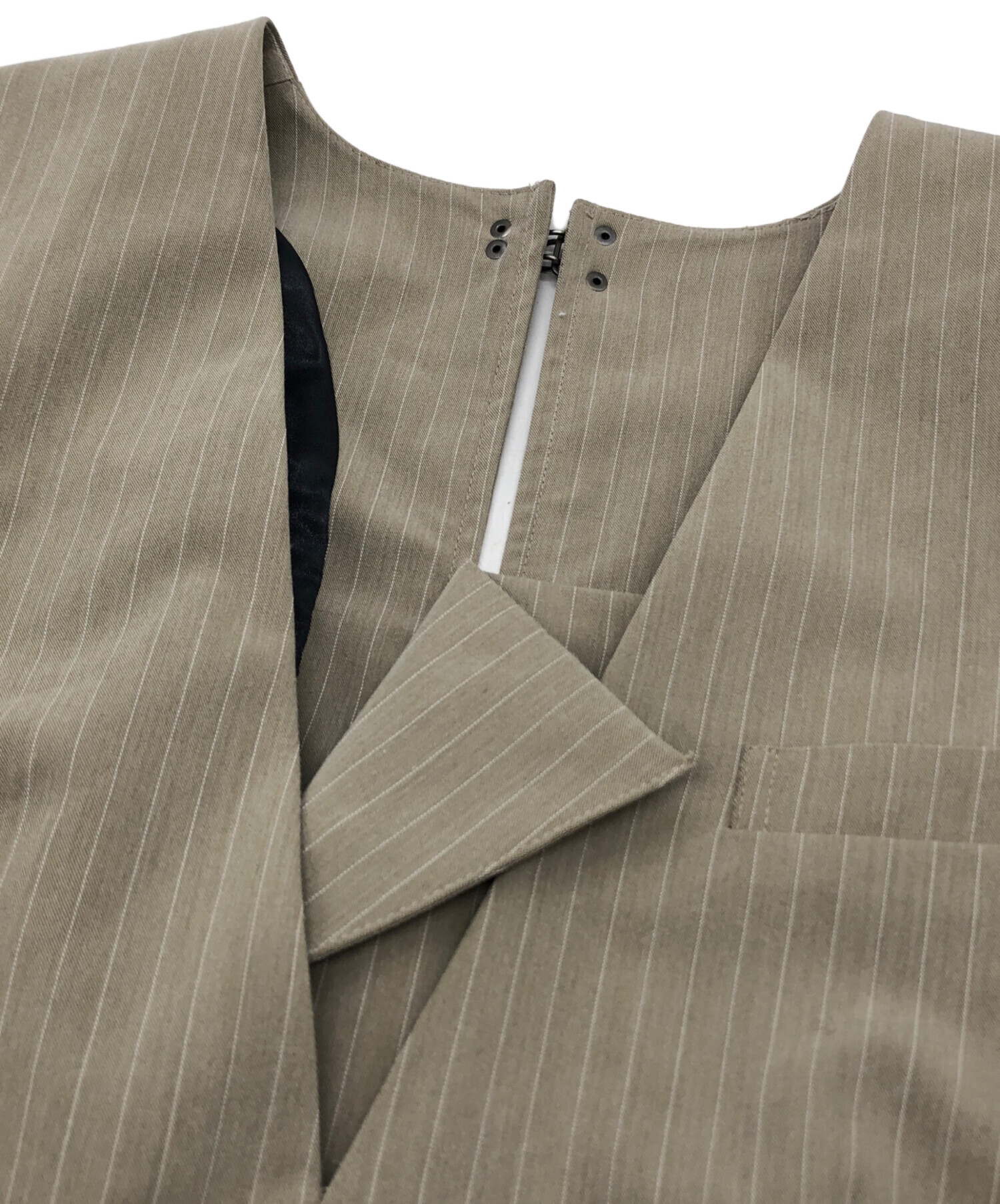 中古・古着通販】ANDRESD (アンドレスド) pinstripe tailored bustier 