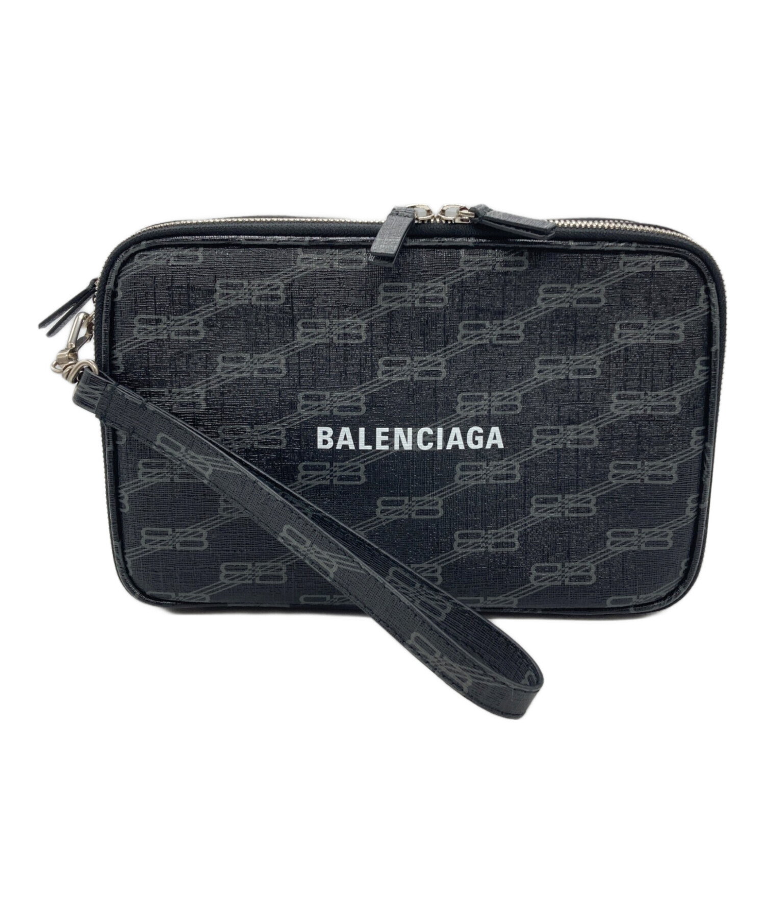 中古・古着通販】BALENCIAGA (バレンシアガ) モノグラムポーチ 