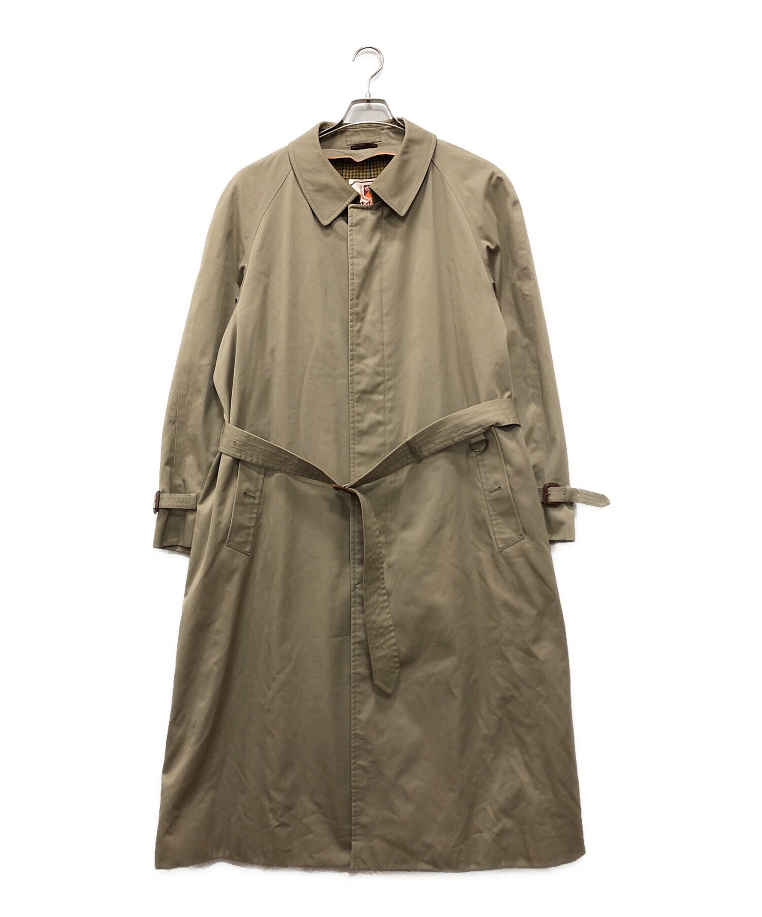 中古・古着通販】BARACUTA (バラクータ) ステンカラーコート ベージュ