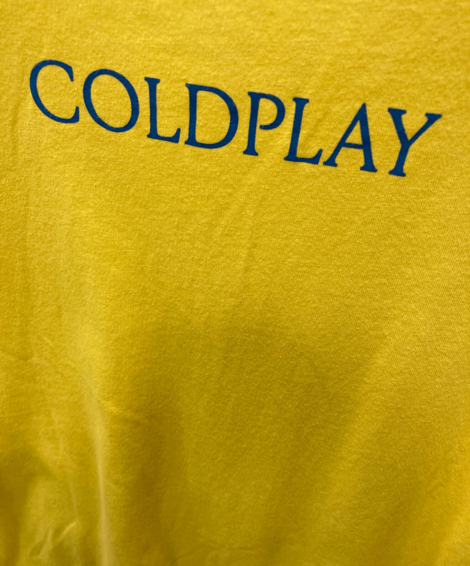 中古・古着通販】COLDPLAY (コールドプレイ) プリントTシャツ イエロー 