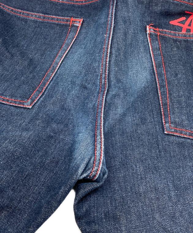 中古・古着通販】stussy (ステューシー) レッドステッチハーフデニム
