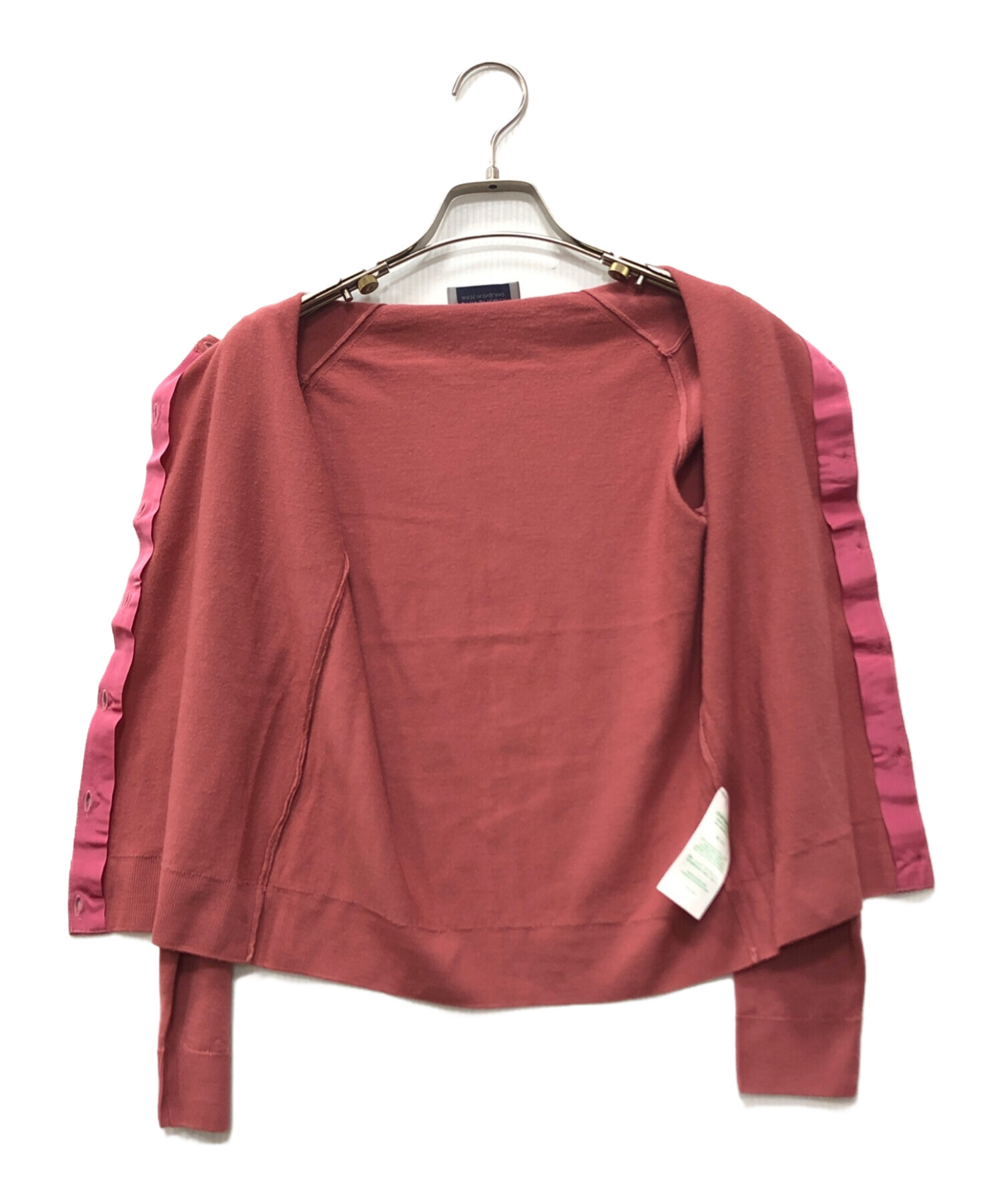 JOHN SMEDLEY ジョンスメドレー カーディガン S ピンク 【古着】【中古】【送料無料】 JOHN SMEDLEY - JOHN SMEDLEY ジョンスメドレー カーディガン S ピンク