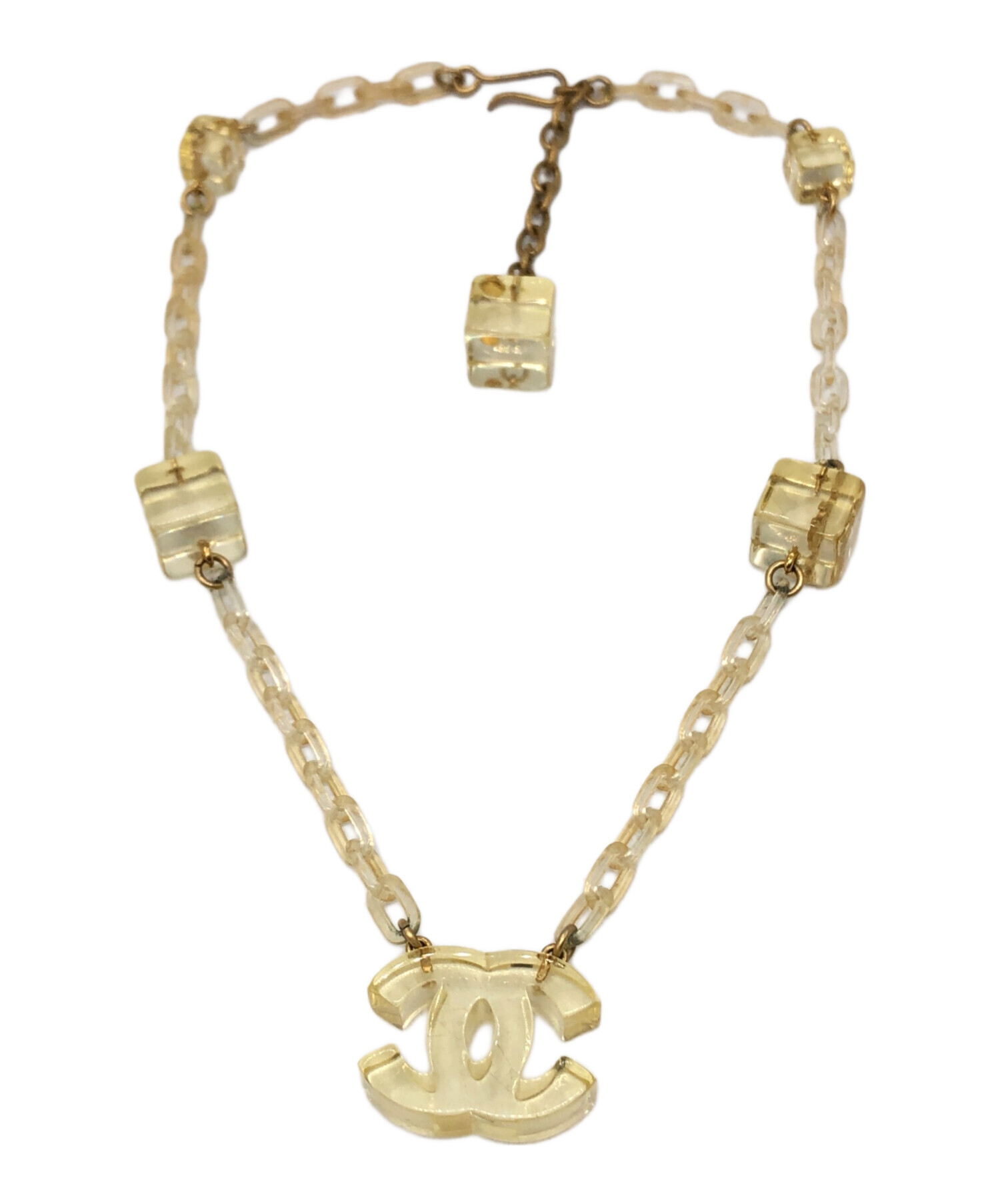中古・古着通販】CHANEL (シャネル) クリアキューブココマーク 