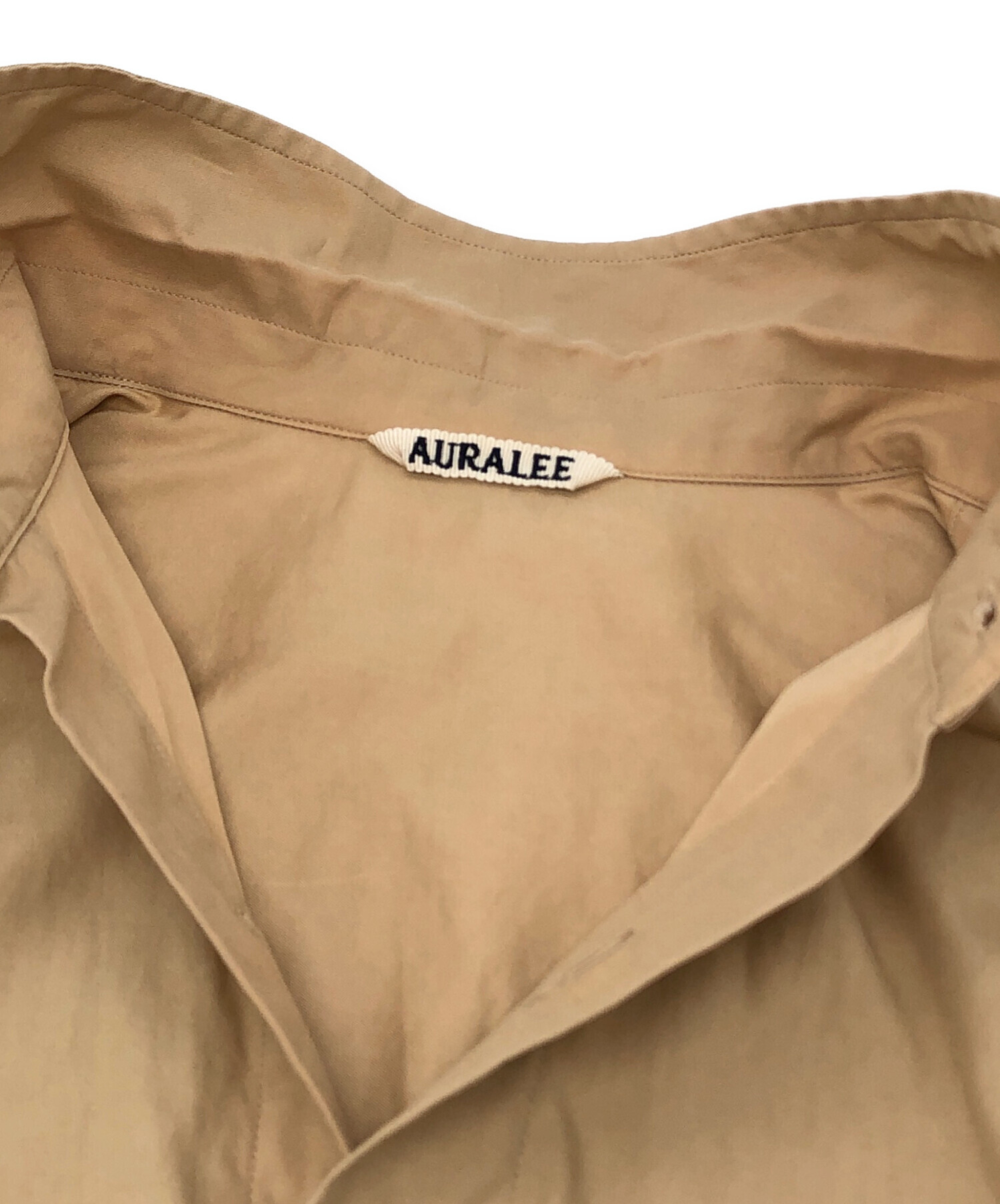 中古・古着通販】AURALEE (オーラリー) WASHED FINX TWILL BIG SHIRT