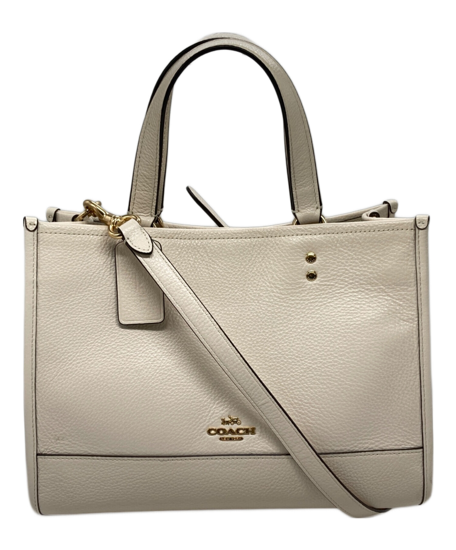 COACH デンプシー キャリーオール 中古・古着通販】COACH (コーチ) デンプシー キャリーオール ベージュ