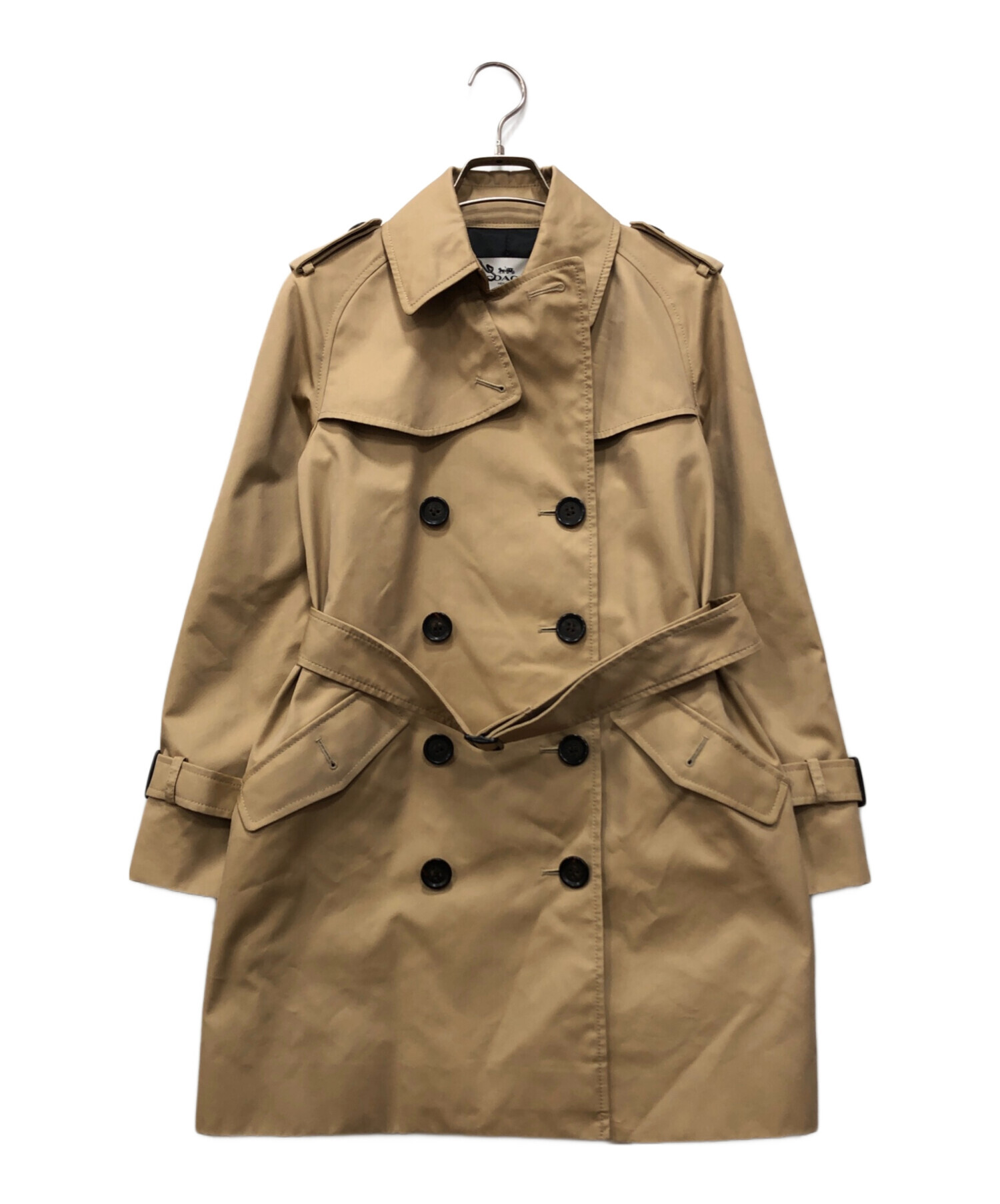 COACHレディーストレンチコート　ベージュ 楽天市場】古着 COACH コーチ トレンチコート S ベージュ レディース