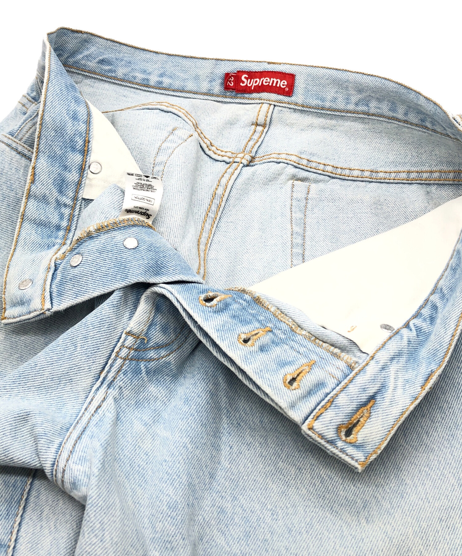 中古・古着通販】Supreme (シュプリーム) regular jean ブルー サイズ