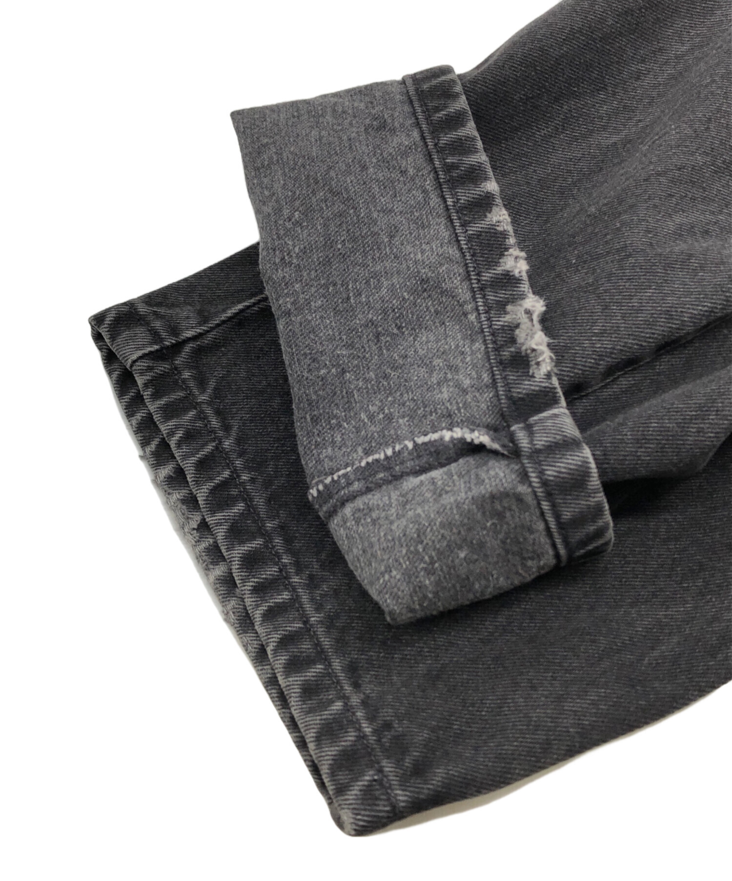 中古・古着通販】LEVI'S (リーバイス) 505後染めブラックデニム