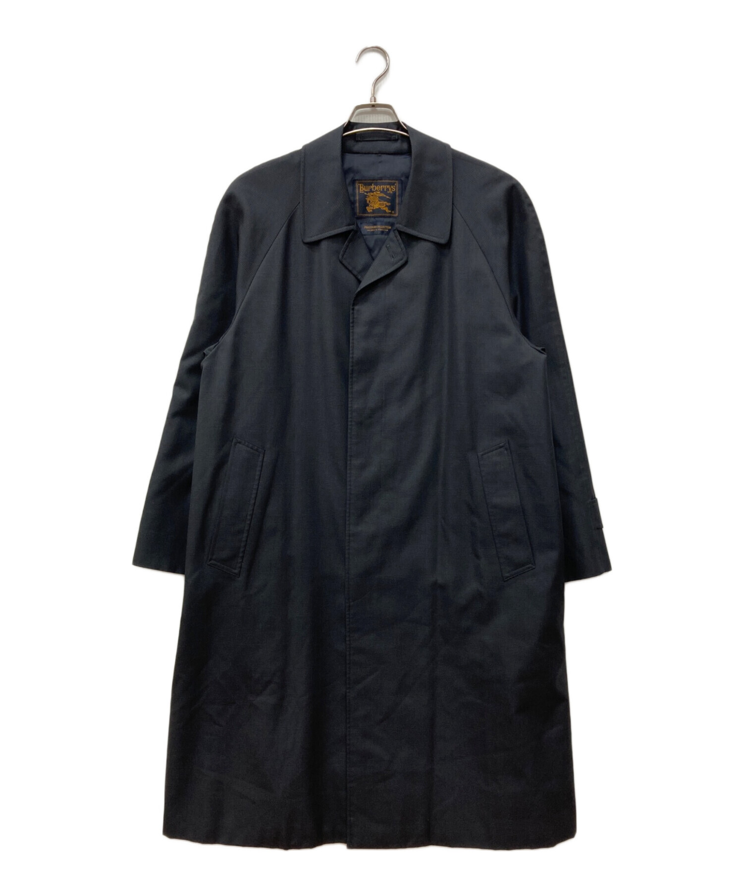 バーバリー PRESTIGE COLLECTION シルク混 ステンカラーコート 中古・古着通販】Burberry's (バーバリー) PRESTIGE COLLECTION ウール