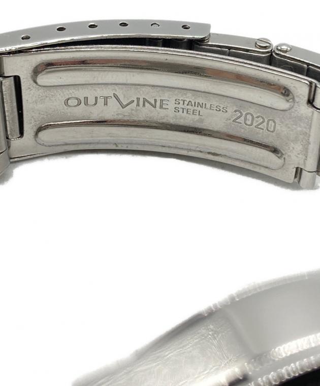 中古・古着通販】OUTLINE (アウトライン) クロノグラフ シルバー