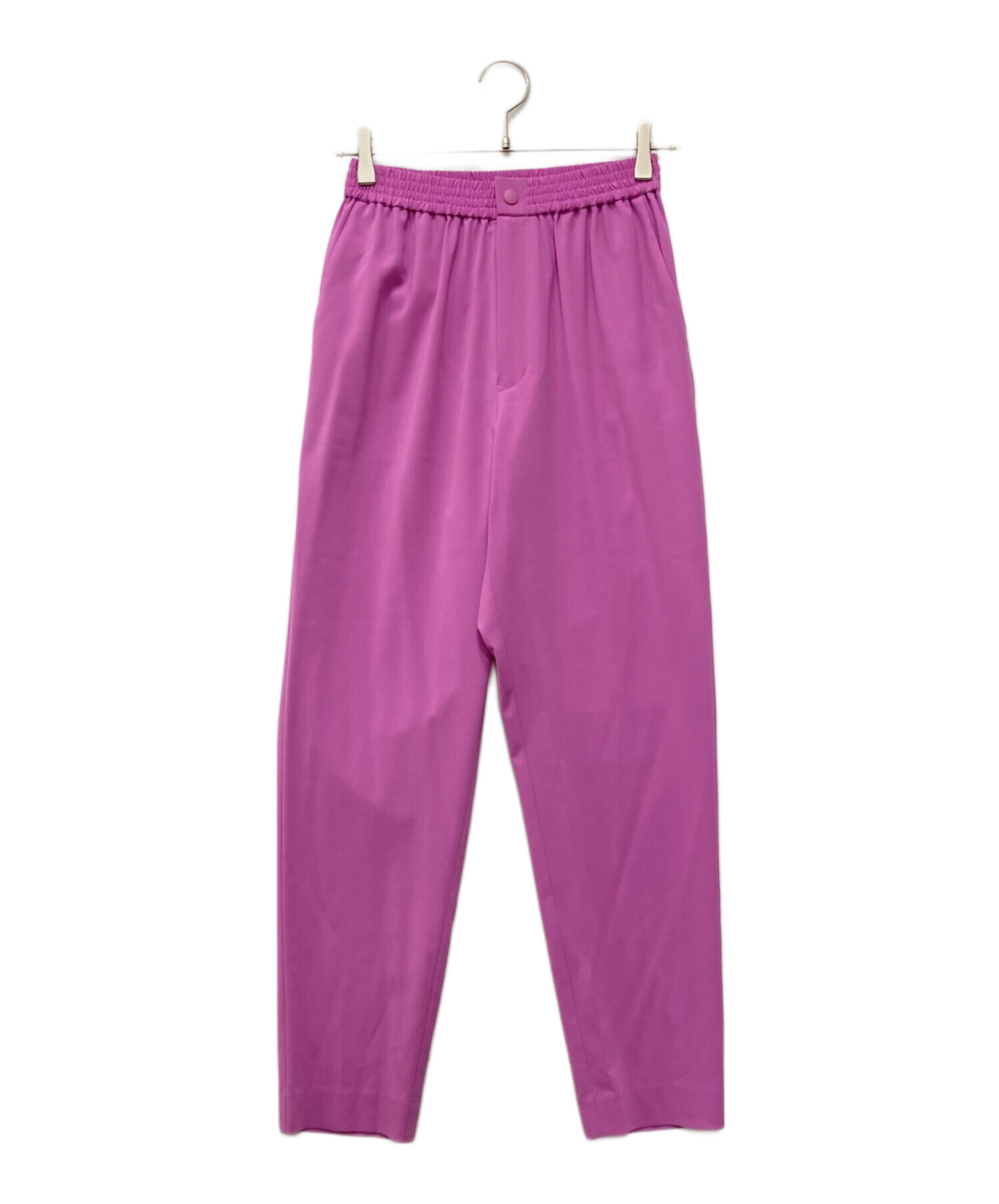 HYKE ハイク 23SS 日本製 STRETCH TAPERED PANTS ストレッチテーパードパンツ 231 - 13182 1(S) CREAM イージー ボトムス【新古品】【中古】【HYKE】 HYKE（ハイク） 良品 23SS HYKE ストレッチ イージーウエスト