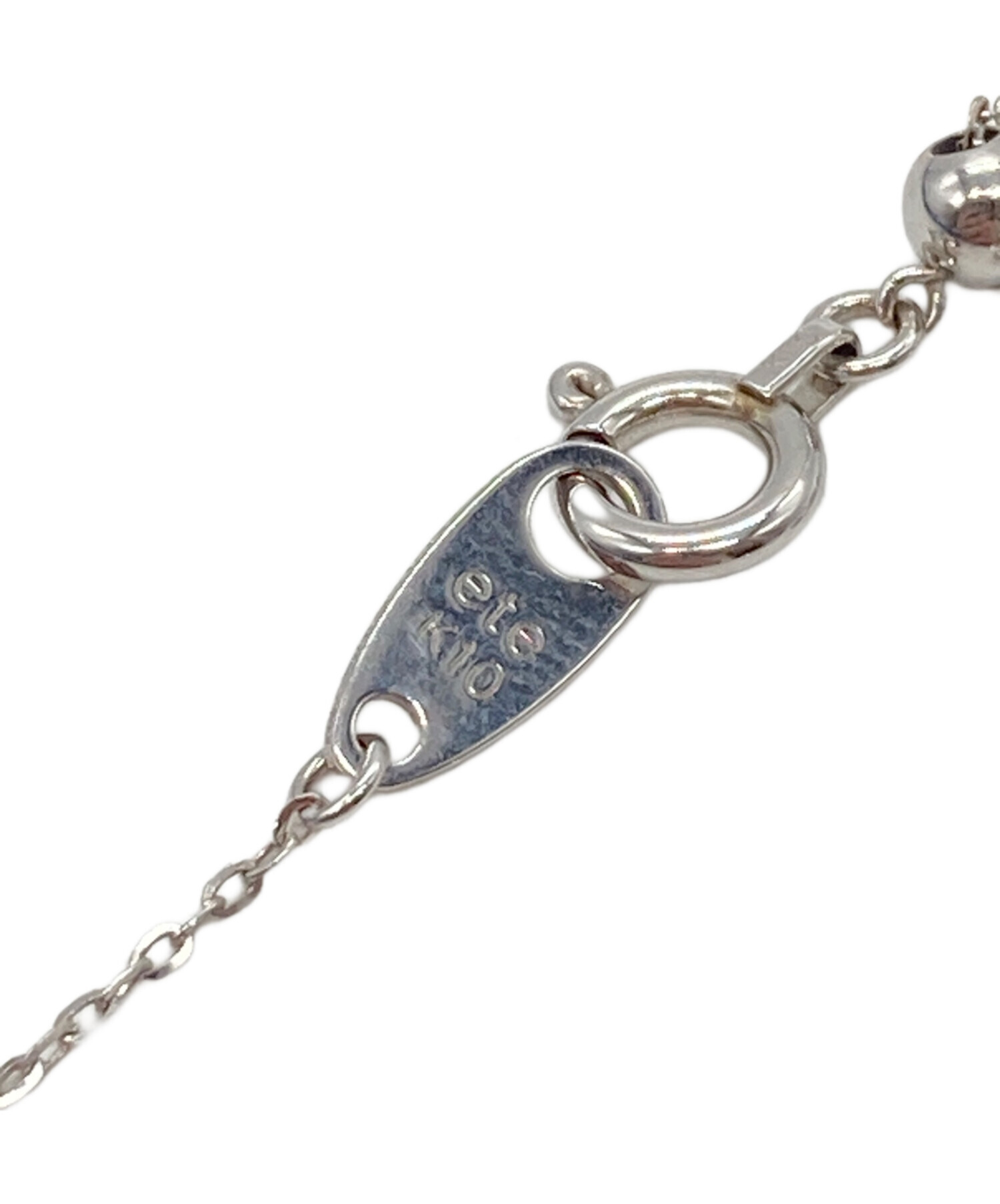 中古・古着通販】ete (エテ) ブレスレット シルバー サイズ:下記参照