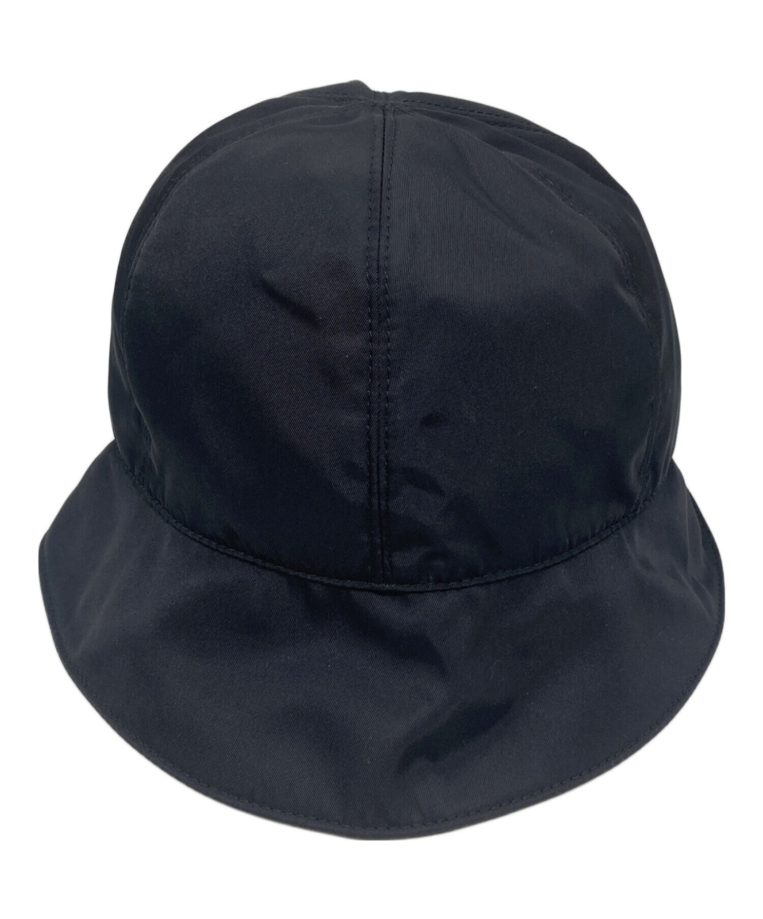 中古・古着通販】PRADA (プラダ) ナイロンバケットハット ブラック 