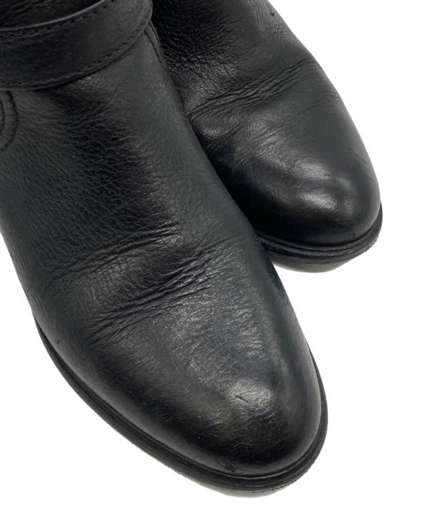 PRADA プラダ エンジニアブーツ ダブルベルト レザー　本革　黒 アーカイブ 中古・古着通販】PRADA (プラダ) ダブルベルトレザーエンジニアブーツ
