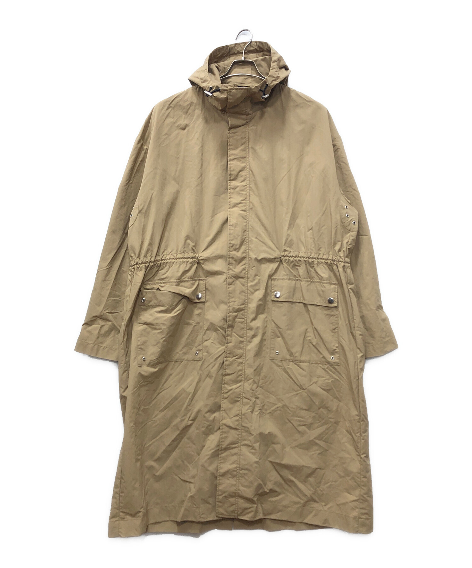 中古・古着通販】DIESEL (ディーゼル) フーデッドコート ベージュ 