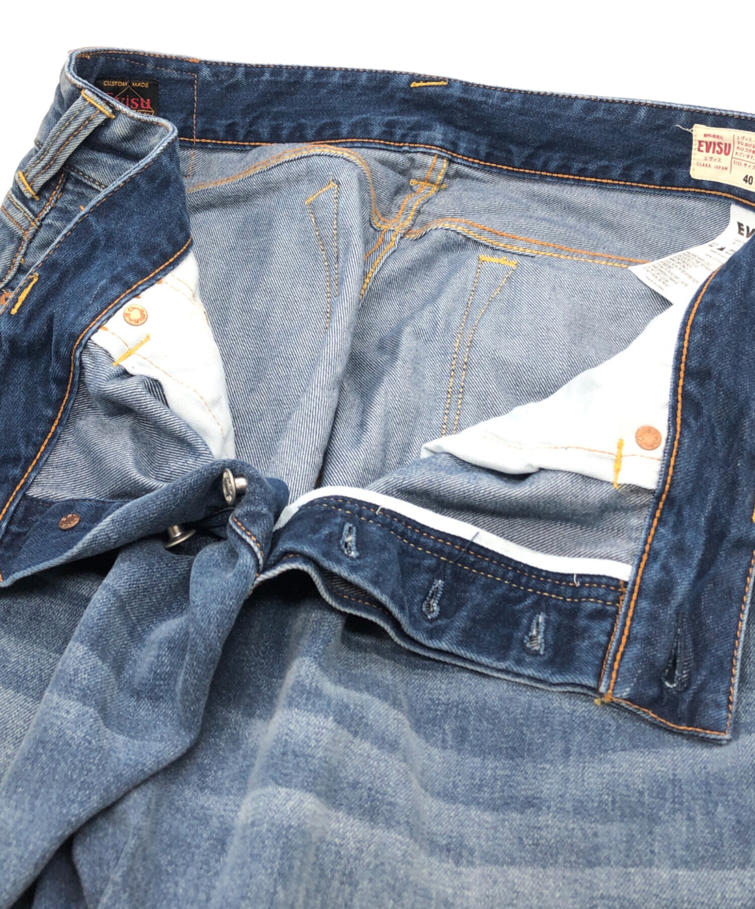 中古・古着通販】EVISU (エヴィス) 遊び心のある仏頭プリントとカモメ