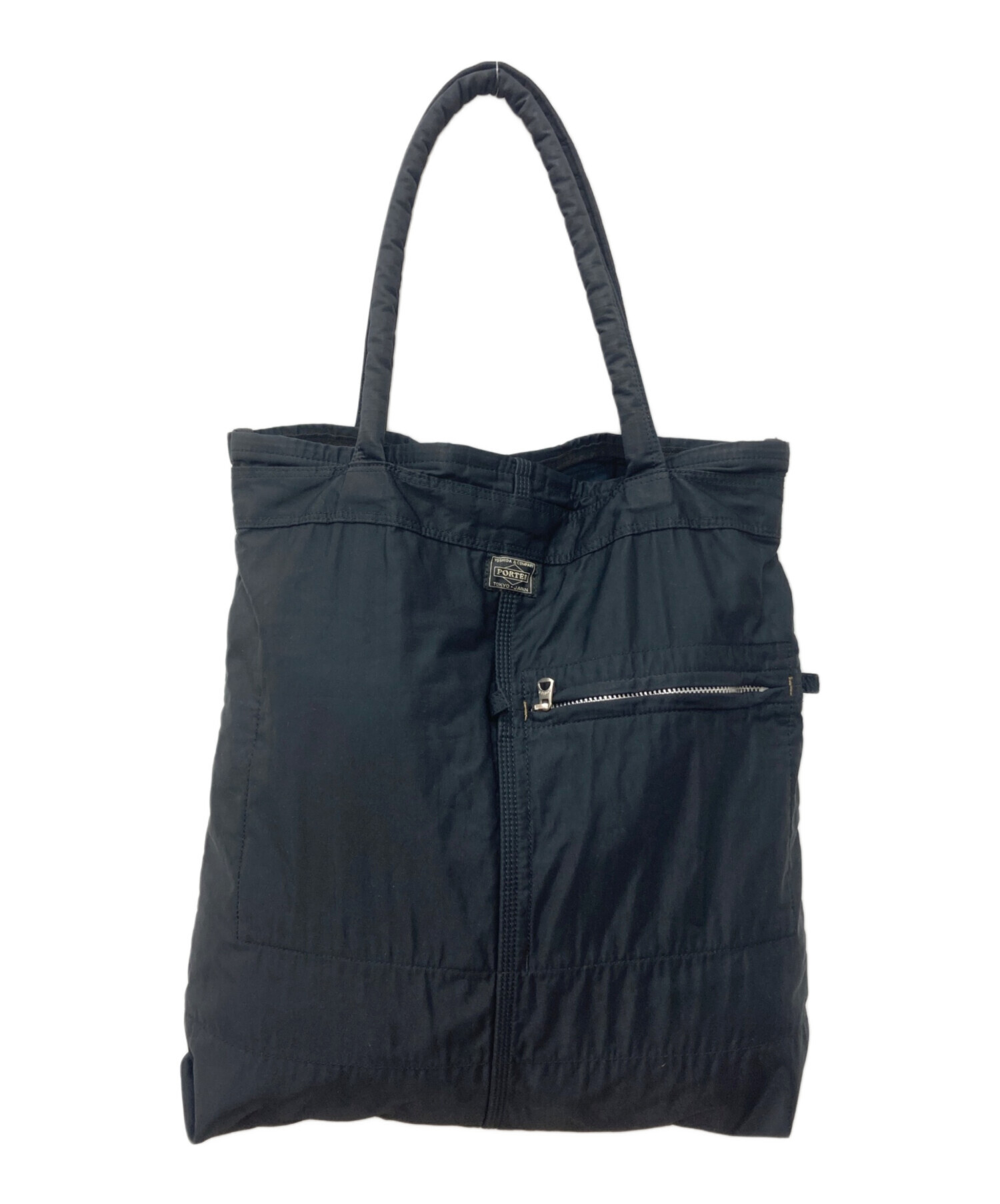 中古・古着通販】PORTER (ポーター) MILE トートバッグ ブラック 