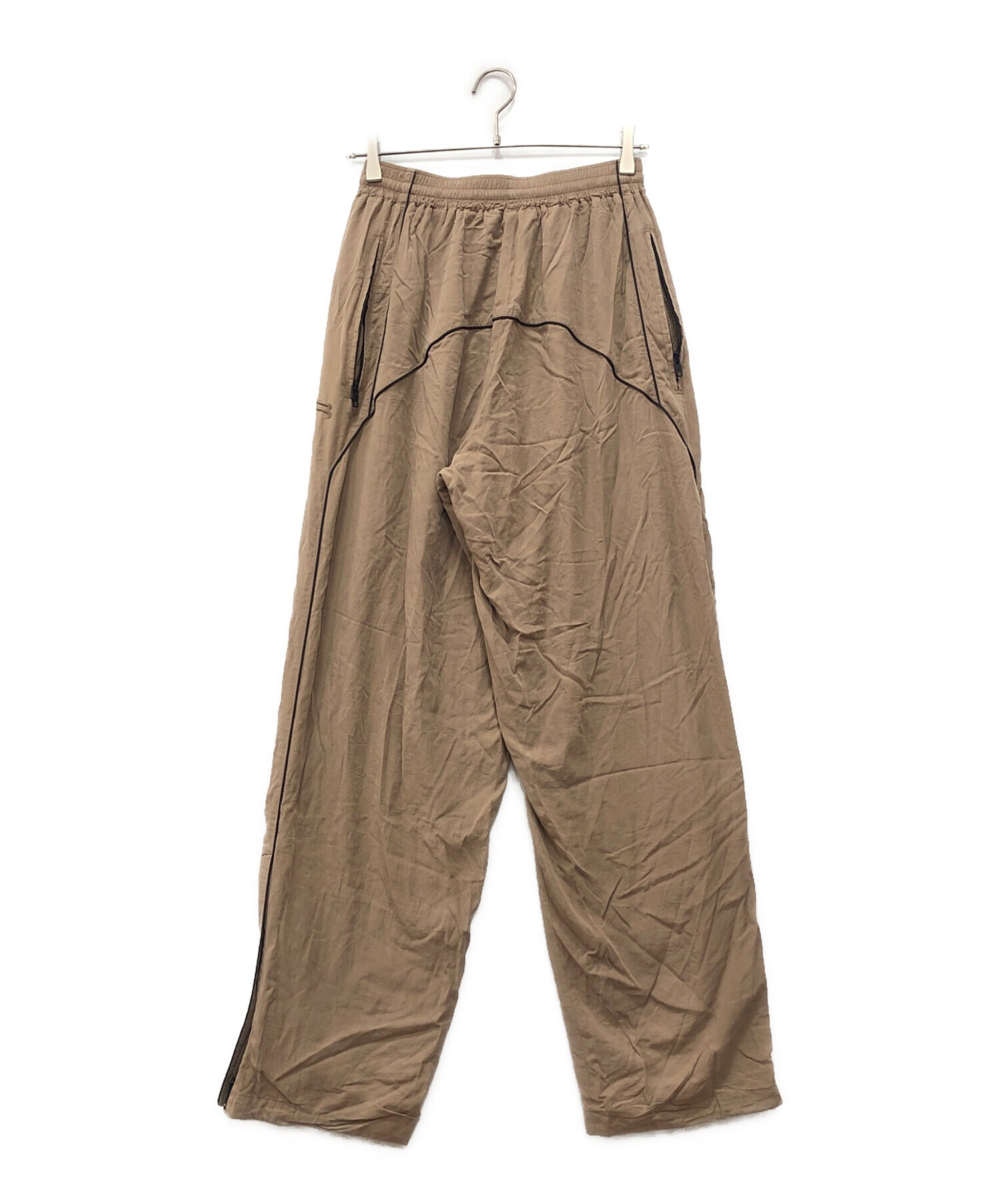 中古・古着通販】BALENCIAGA (バレンシアガ) Brown Fluid Poplin Track 