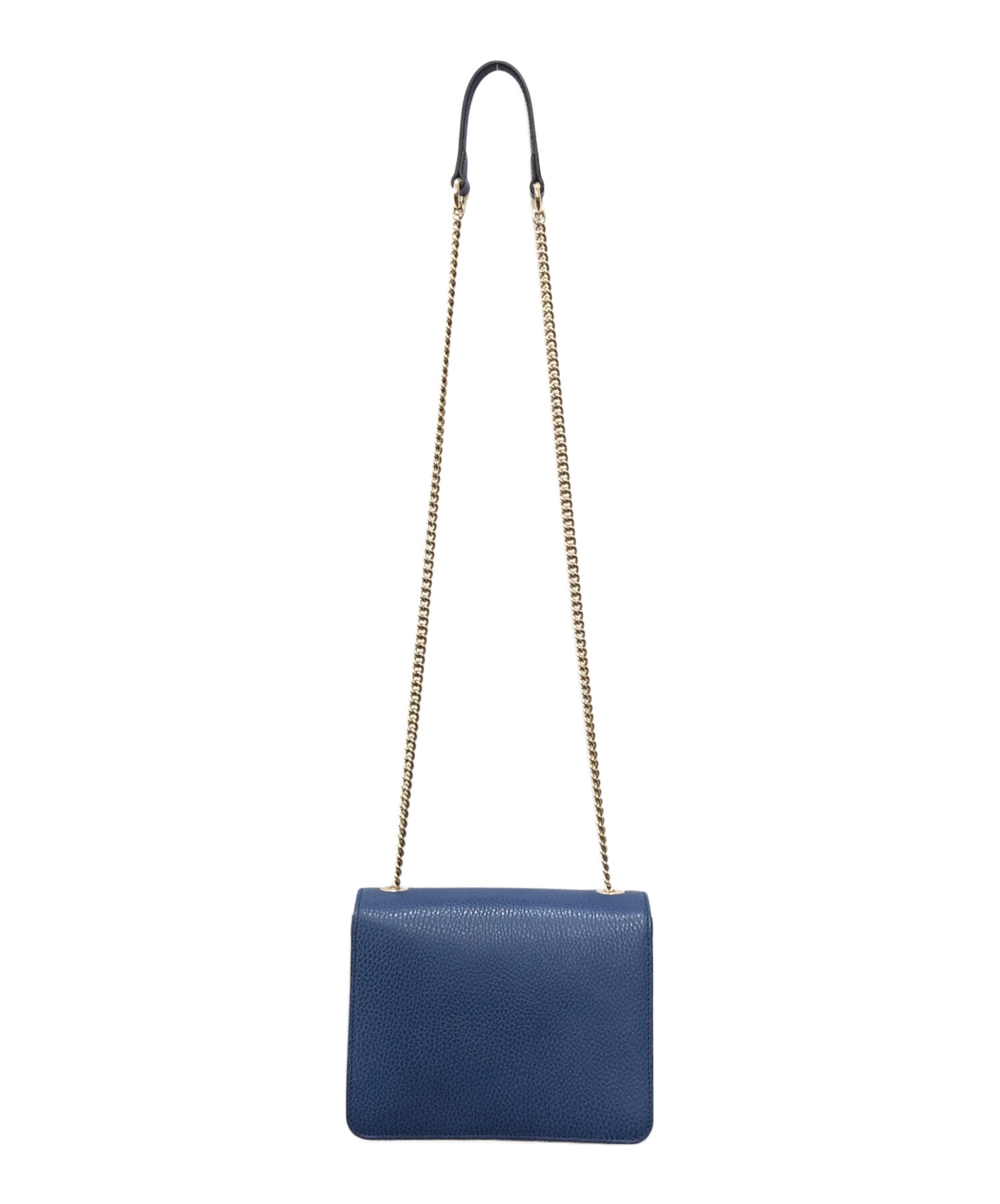 GUCCI グッチ ショルダーバッグ  青 【古着】【中古】【送料無料】 中古・古着通販】GUCCI (グッチ) OLD GUCCIショルダーバッグ ブルー