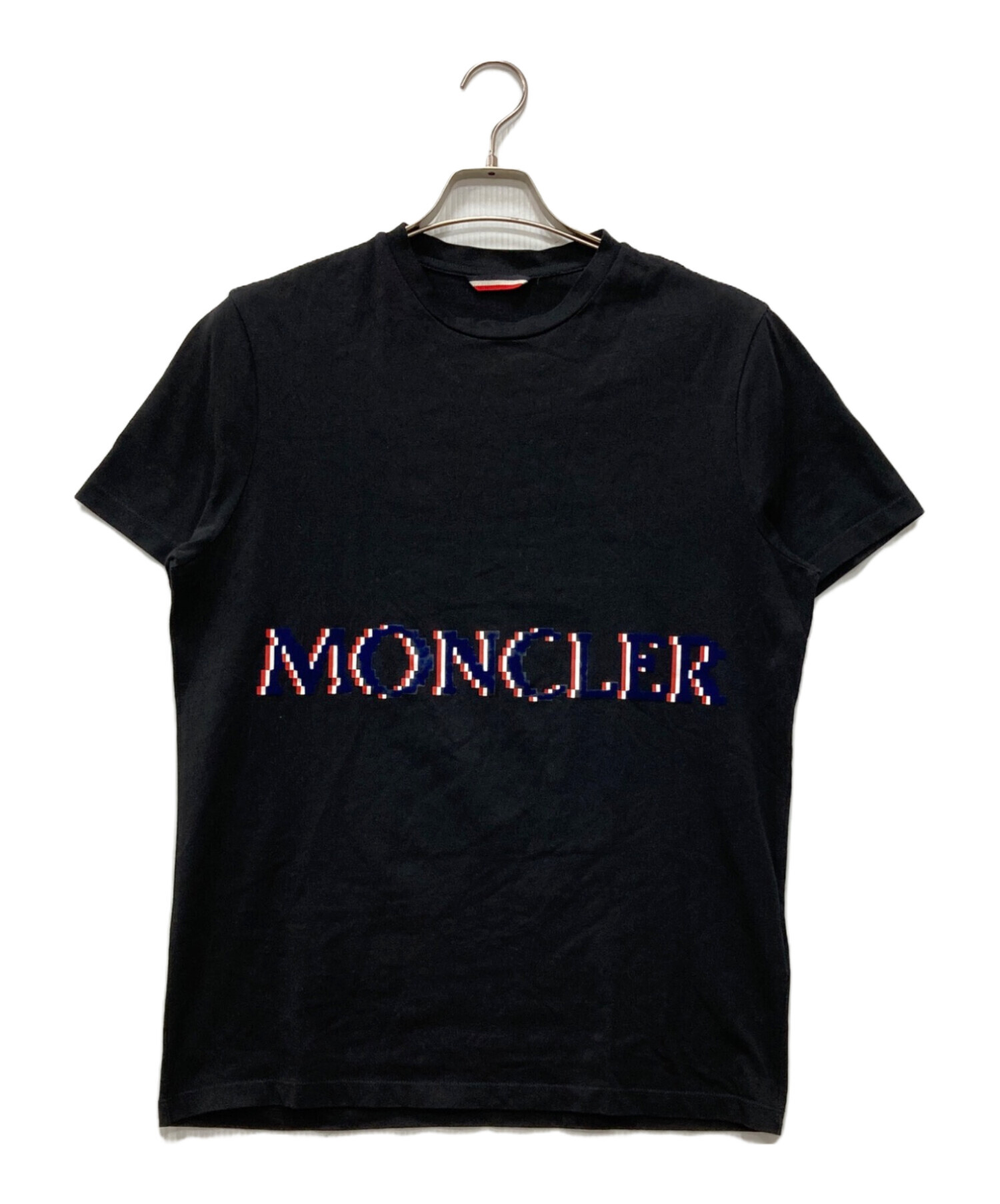 中古・古着通販】MONCLER (モンクレール) ドットロゴTシャツ ブラック 