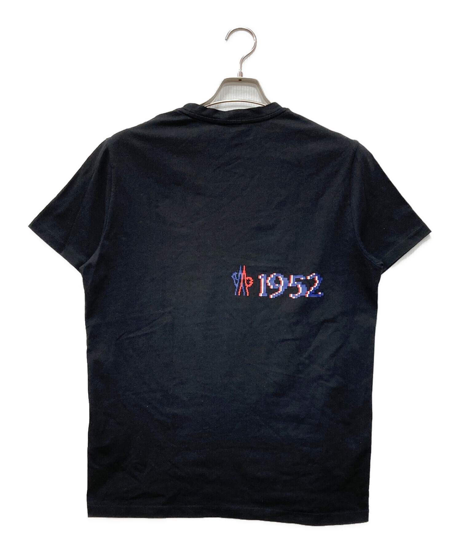 中古・古着通販】MONCLER (モンクレール) ドットロゴTシャツ ブラック 