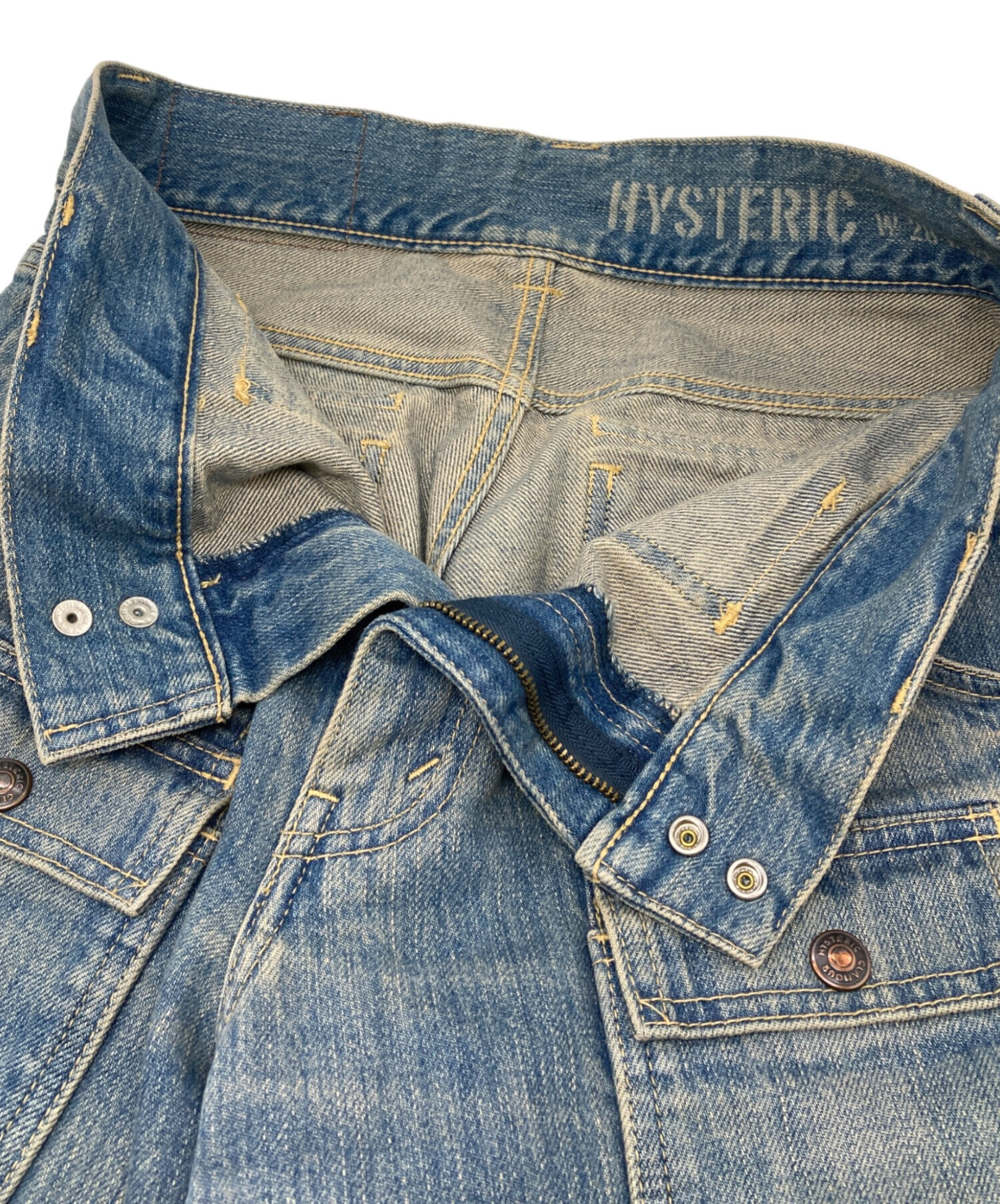 HYSTERIC GLAMOUR ブッシュデニムパンツ ブッシュデニムパンツ|HYSTERIC GLAMOUR MEN | HYSTERIC GLAMOUR