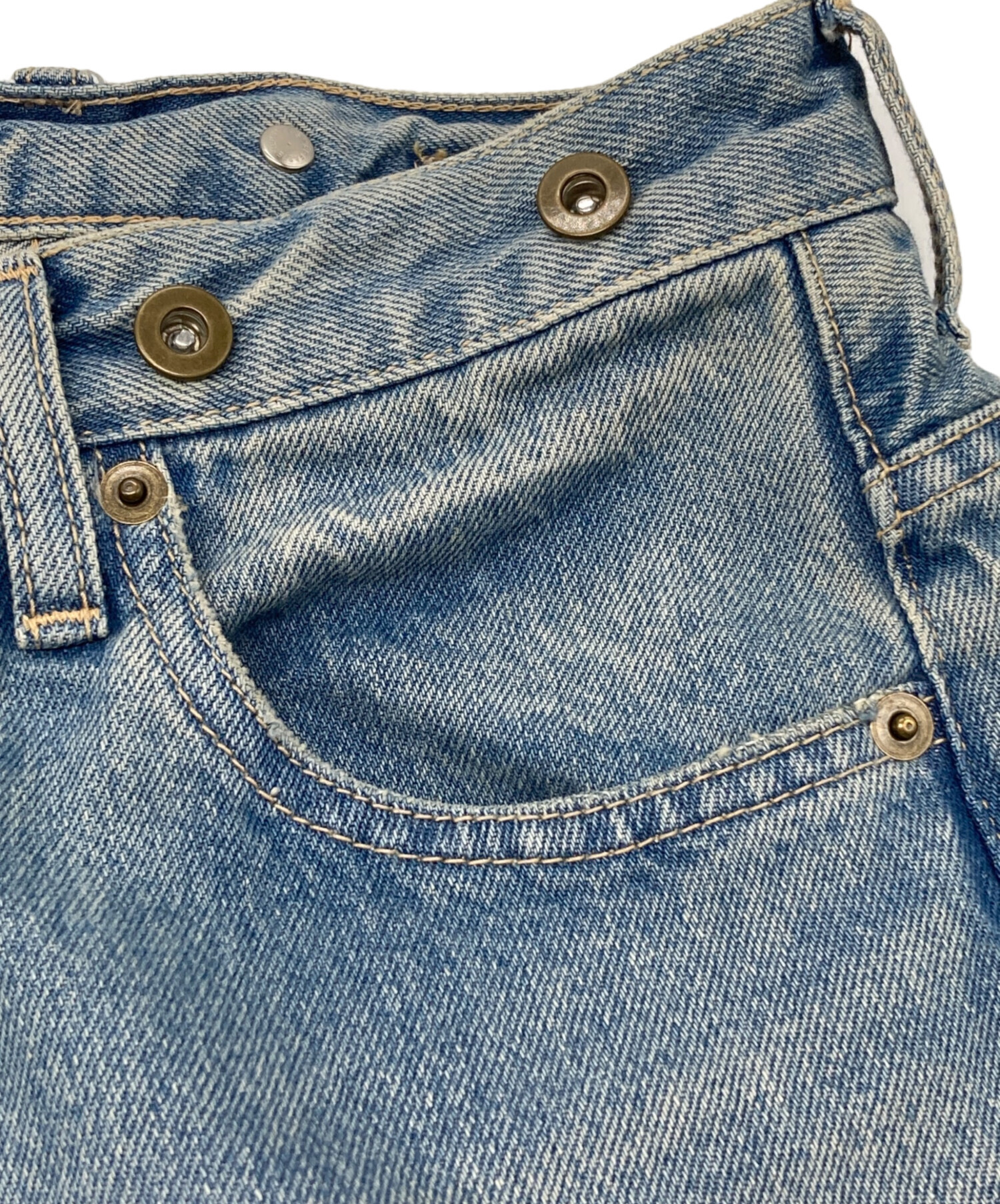 中古・古着通販】BRILL (ブリル) 13.2 oz 5ポケットデニムダメージ