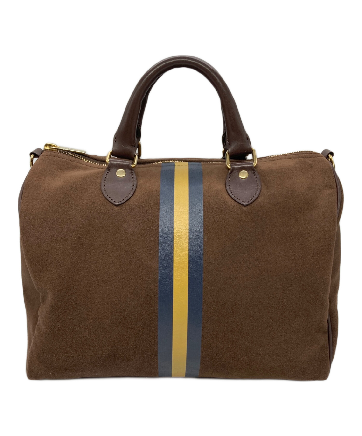 バッグ SITA PARANTICA Border Boston Bag 中古・古着通販】SITA PARANTICA (シータパランティカ) BORDER BOSTON