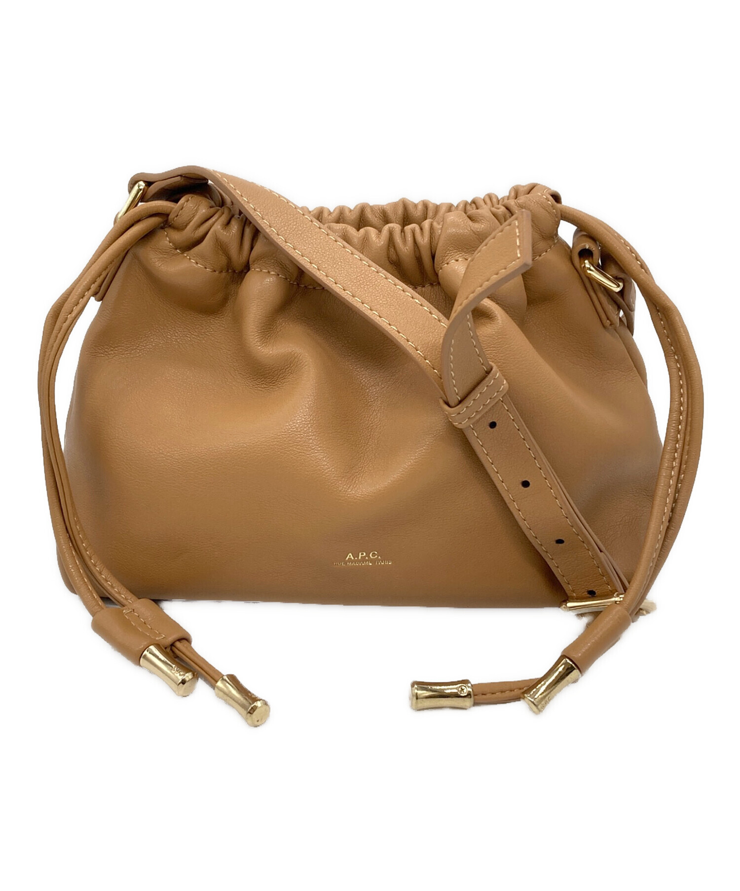 中古・古着通販】A.P.C. (アーペーセー) Ninon ミニバッグ ブラウン 